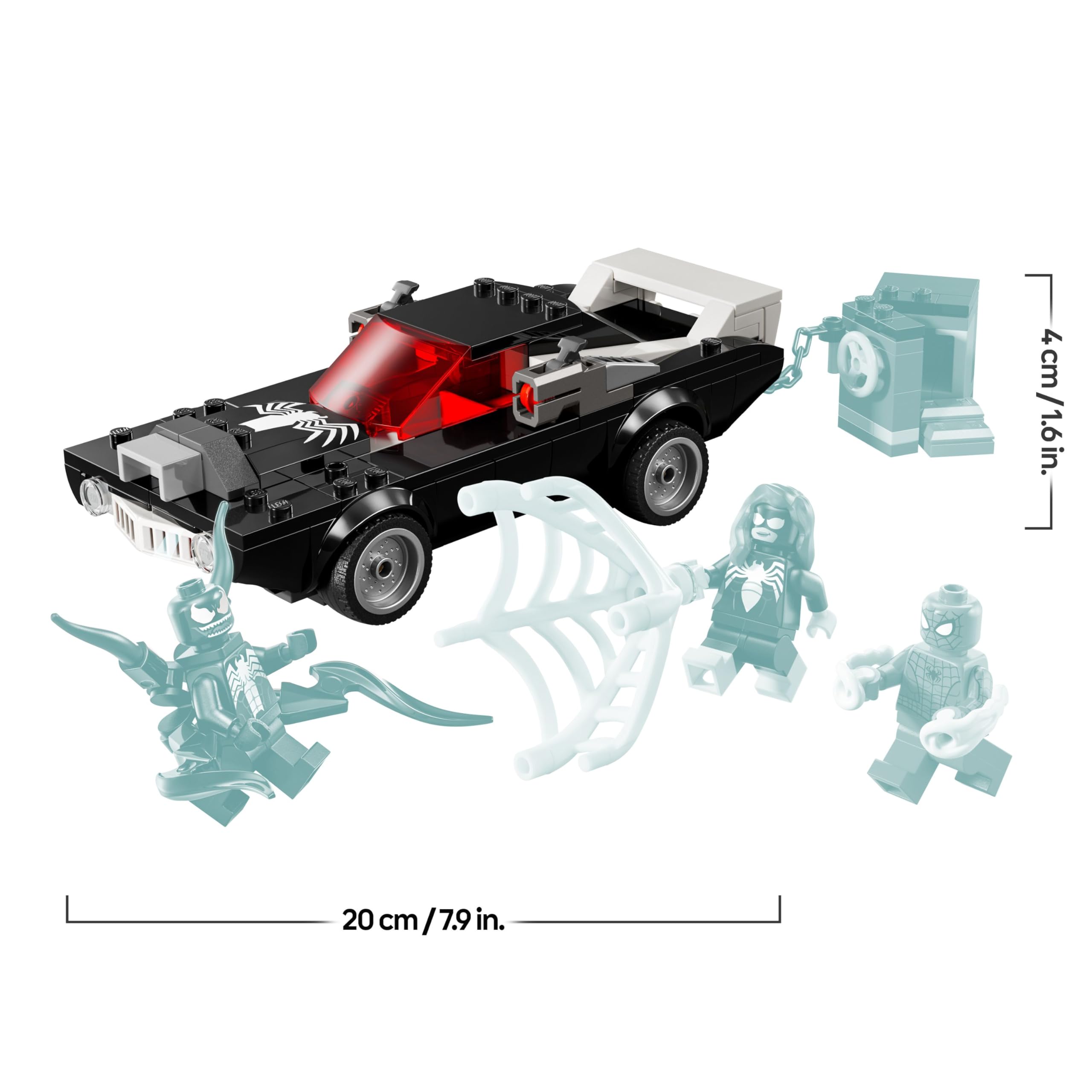 LEGO Marvel Spider-Man vs. Venom Muscle Car Building Set 76309 | Ages 7+ 8