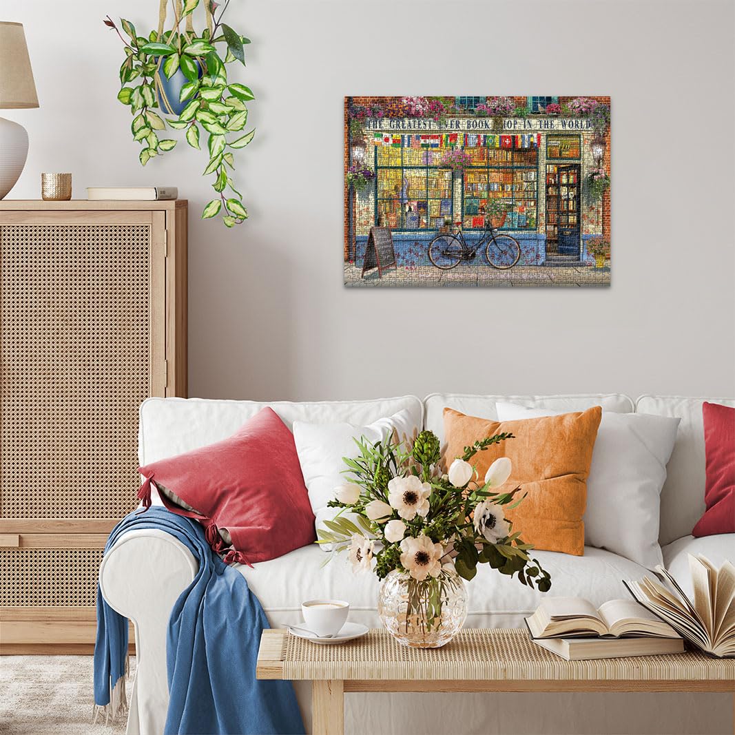 Ravensburger - The Greatest Bookshop 1000 Piece Jigsaw Puzzle 3