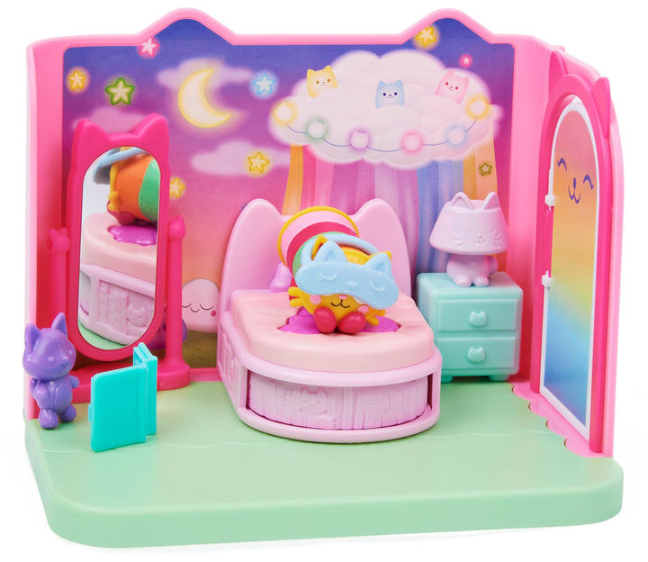 Gabby’s Dollhouse Sweet Dreams Bedroom Playset with Pillow Cat Figure & 3 Accessories