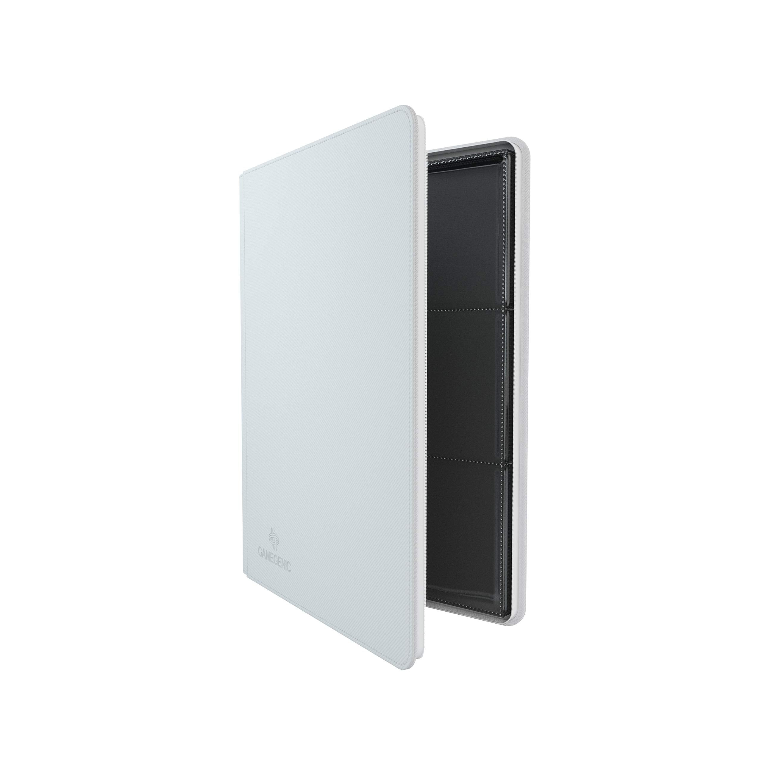 Gamegenic Zip-Up Album - 18-Pocket Capacity | Holds 360 Sleeved Cards | White 2