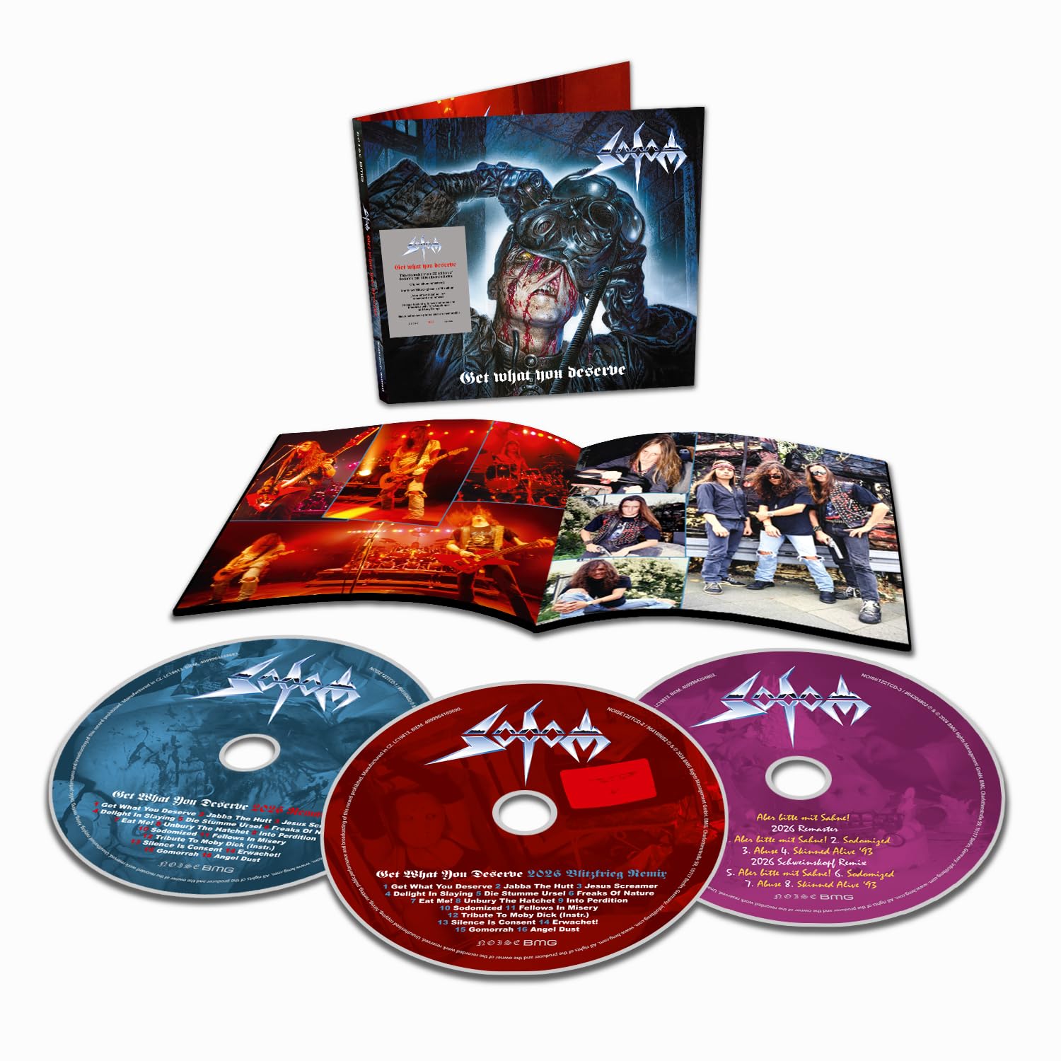 Sodom - Get What You Deserve [3 CD Box set]