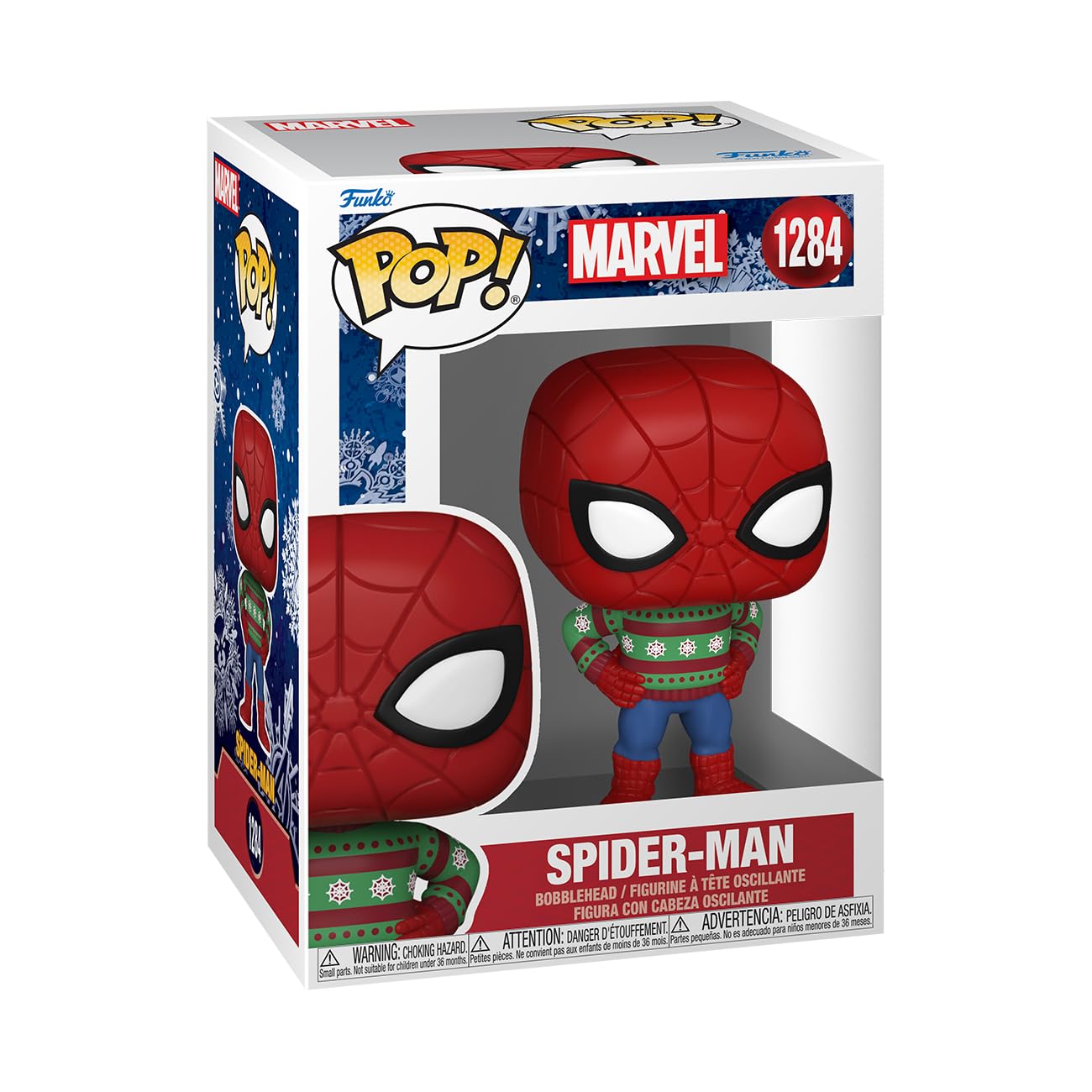 Funko Pop! Marvel: Holiday - Spider-Man Vinyl Figure (SWTR) 9