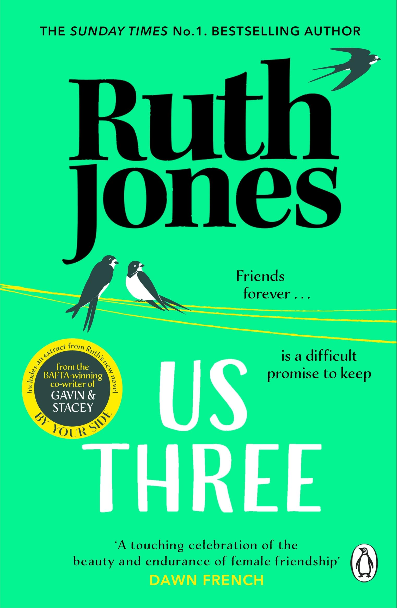 Penguin Us Three by Ruth Jones | Sunday Times Bestseller Paperback