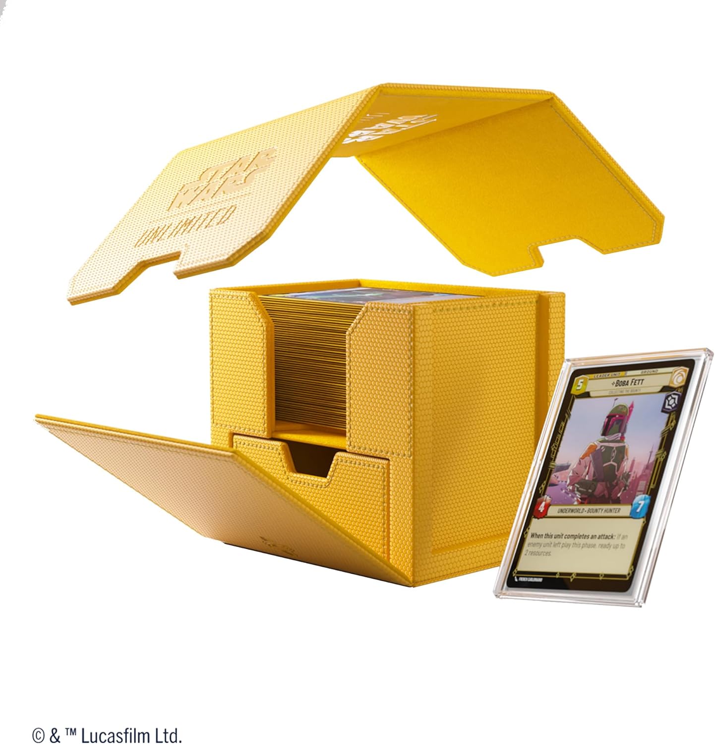 Gamegenic Star Wars Unlimited Deck Pod - Yellow - Trading Card Game Accessory 2