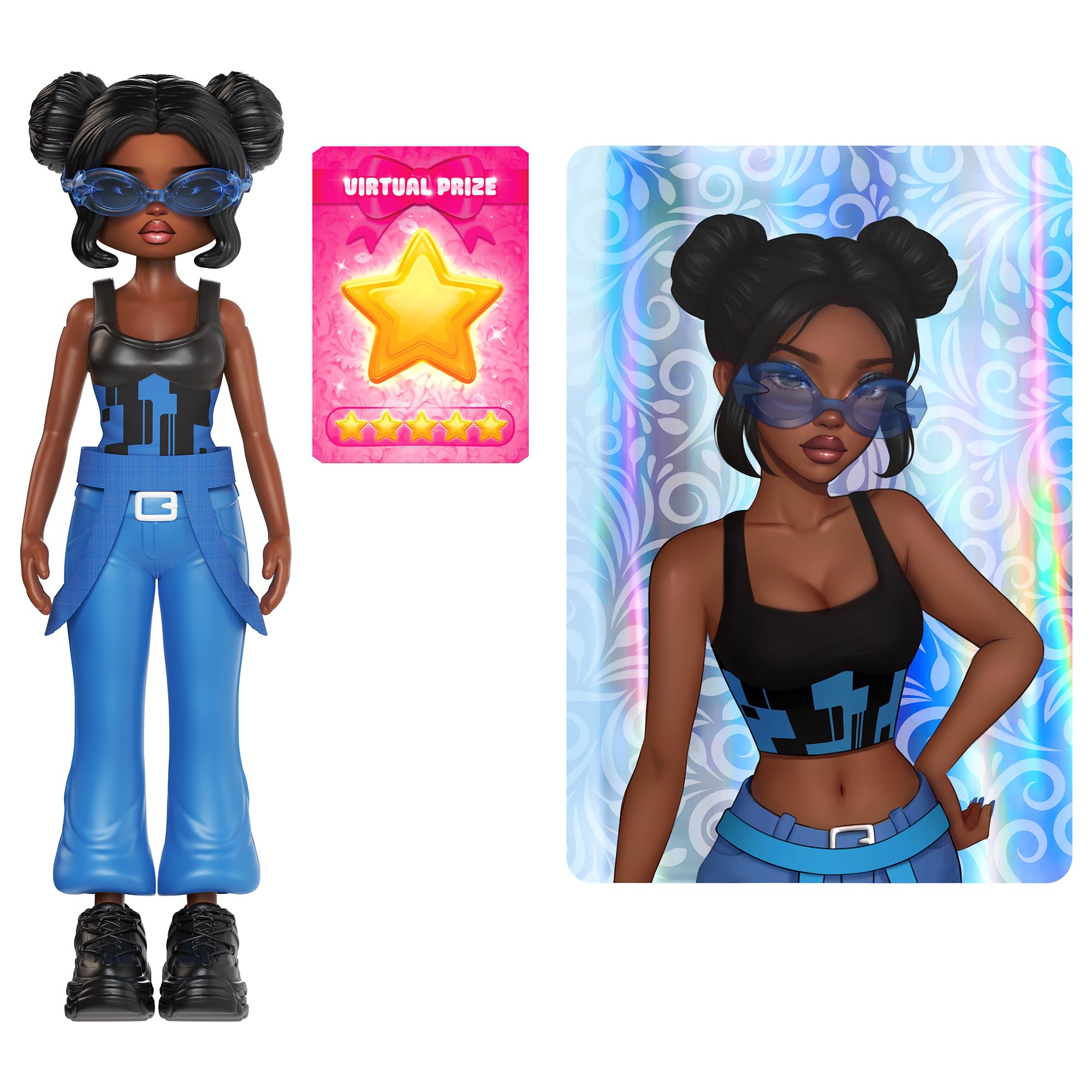 Dress To Impress Mystery Models Series 2 - Collectible Posable Dolls with Display Capsule & DLC Code 4