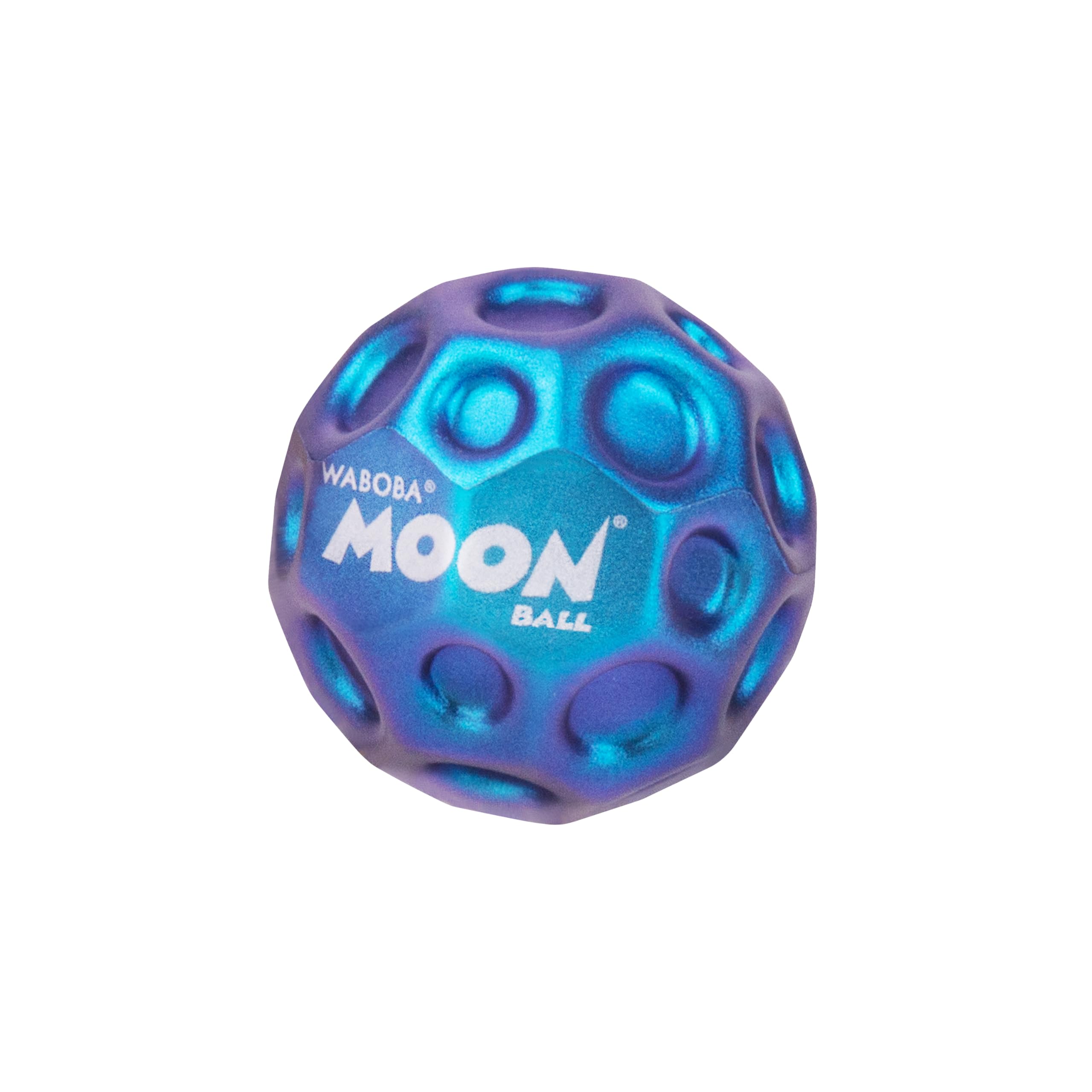 Waboba Metallic Moon Ball - Hyper Bouncy, Iridescent Color-Changing, 65mm PU Ball 1
