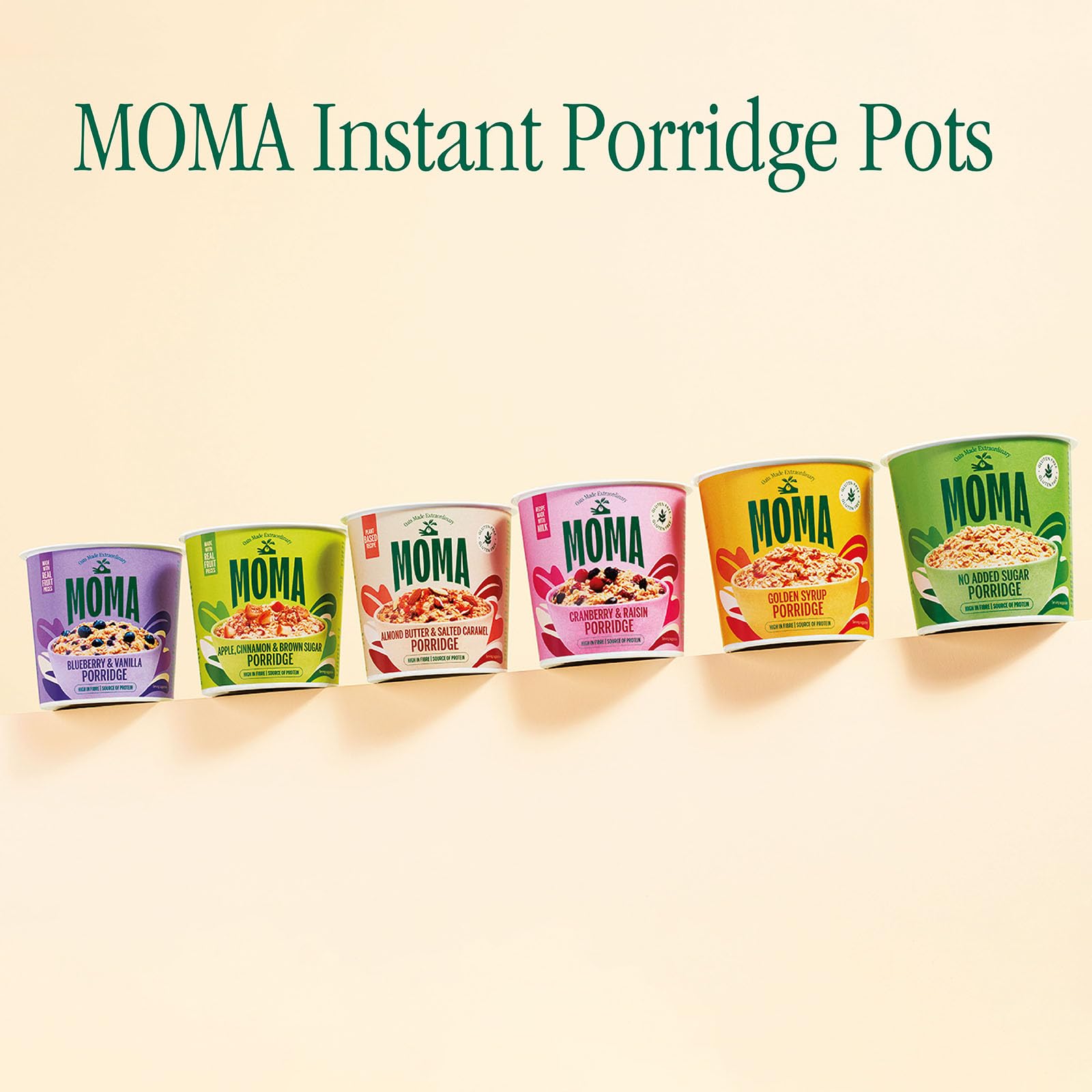 MOMA Banana & Peanut Butter Porridge Pot 65g 7