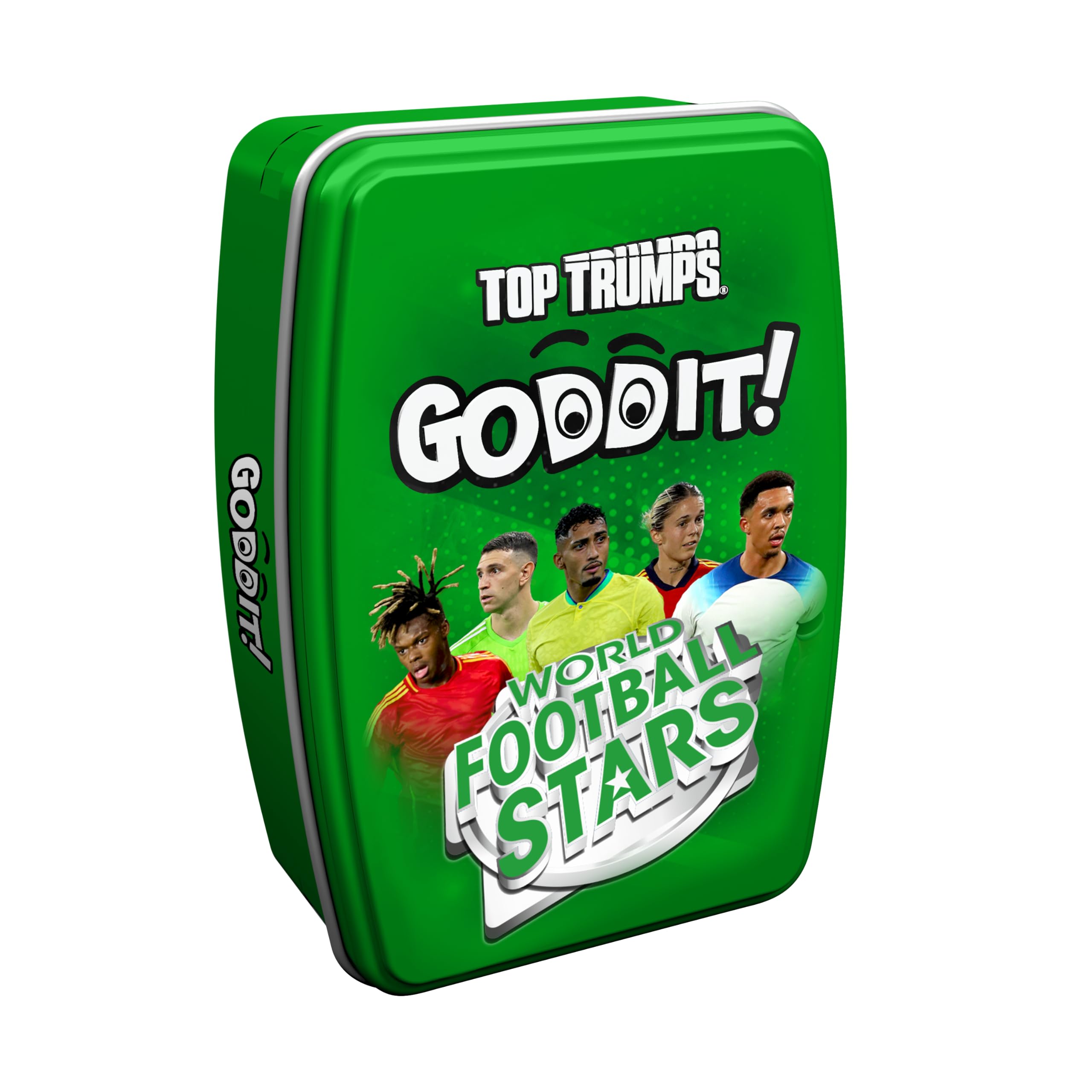 Top Trumps Goddit! Card Game - World Football Stars Theme | 5 Games in 1 | Portable Metal Tin 7