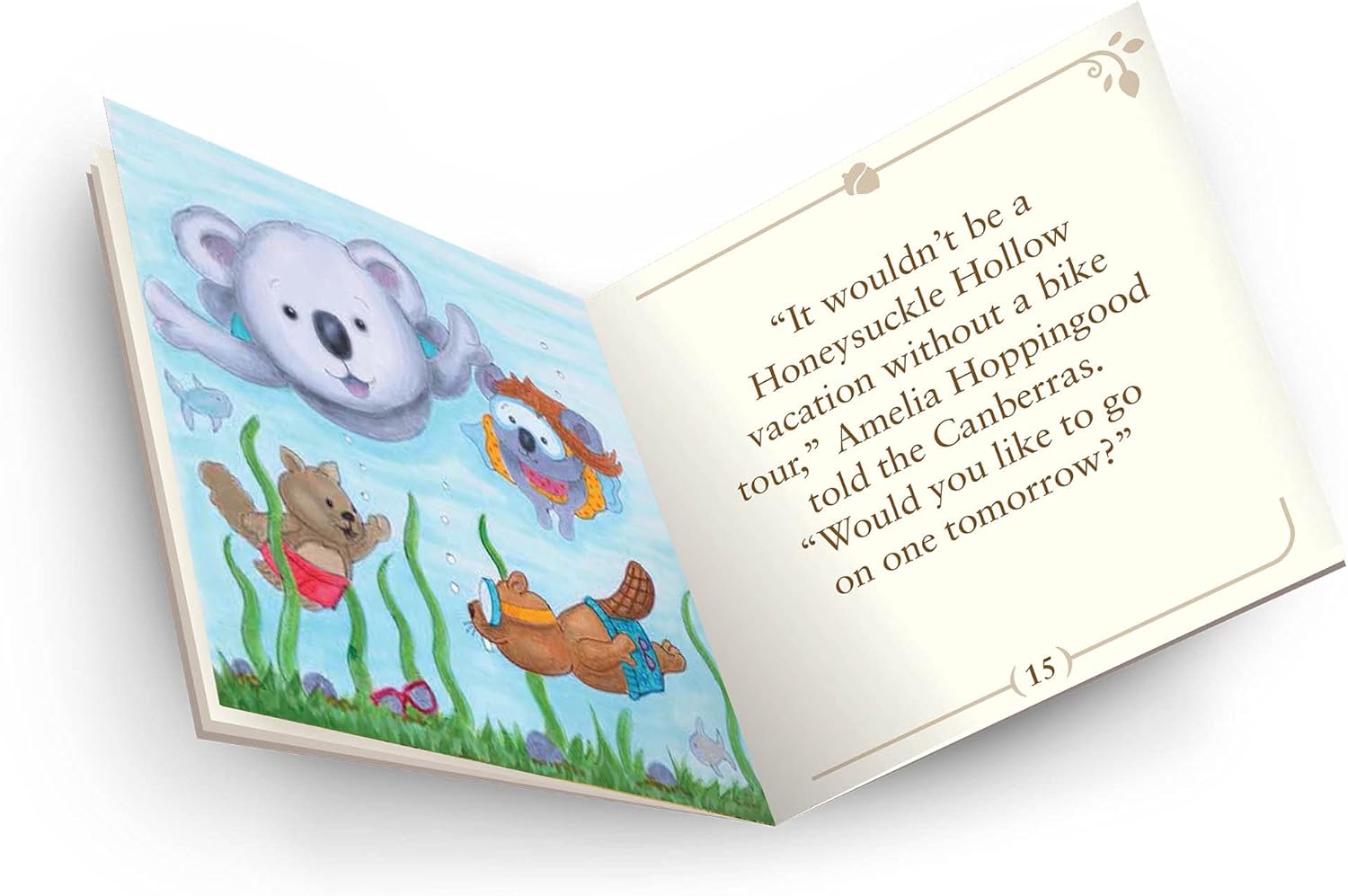 Canberra Koala Family - 5pc Playset with Movable Figurines & Storybook for Kids 3+