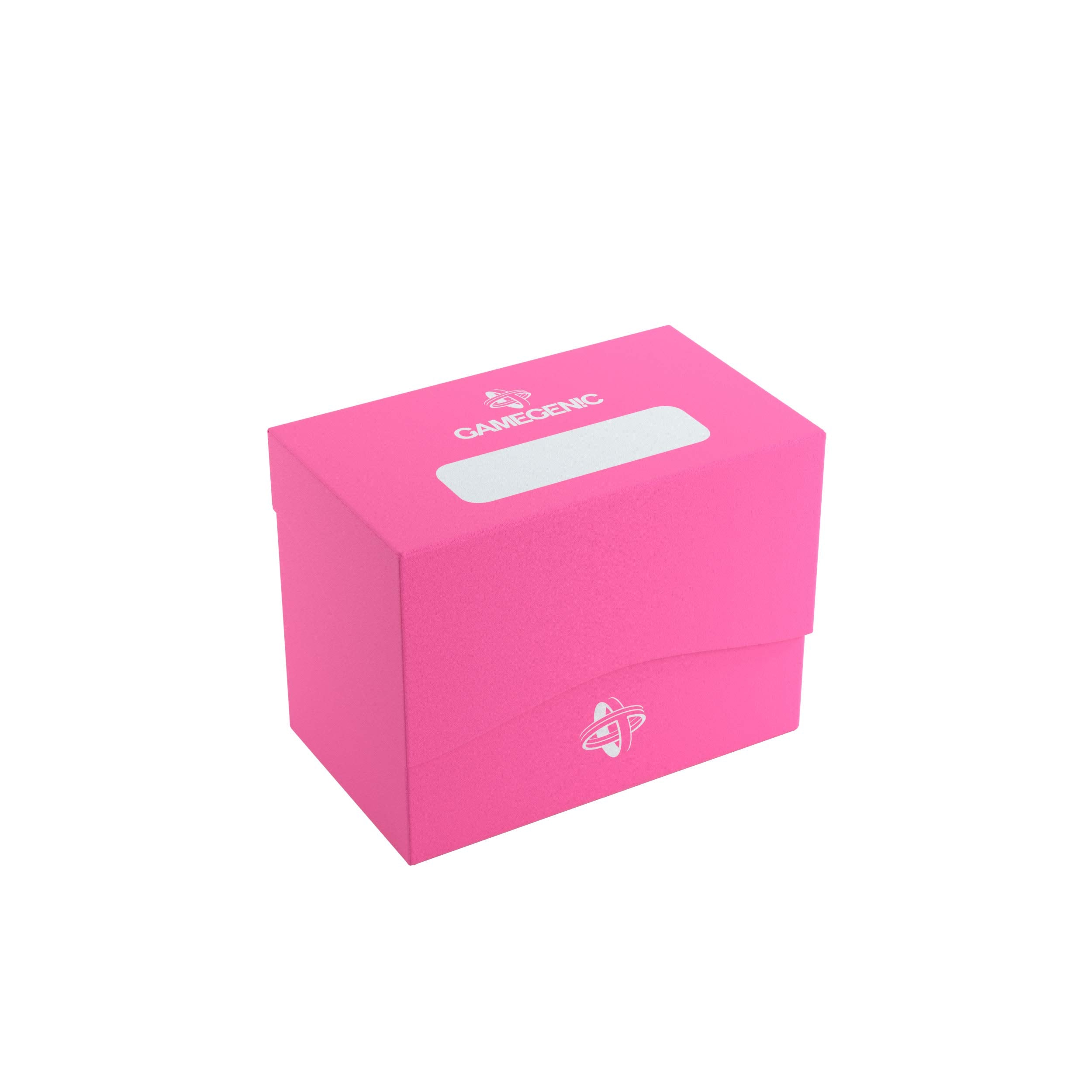 Gamegenic 80-Card Side Holder - Pink Deck Box | Self-Locking Lid | Cobra Neck Access 1