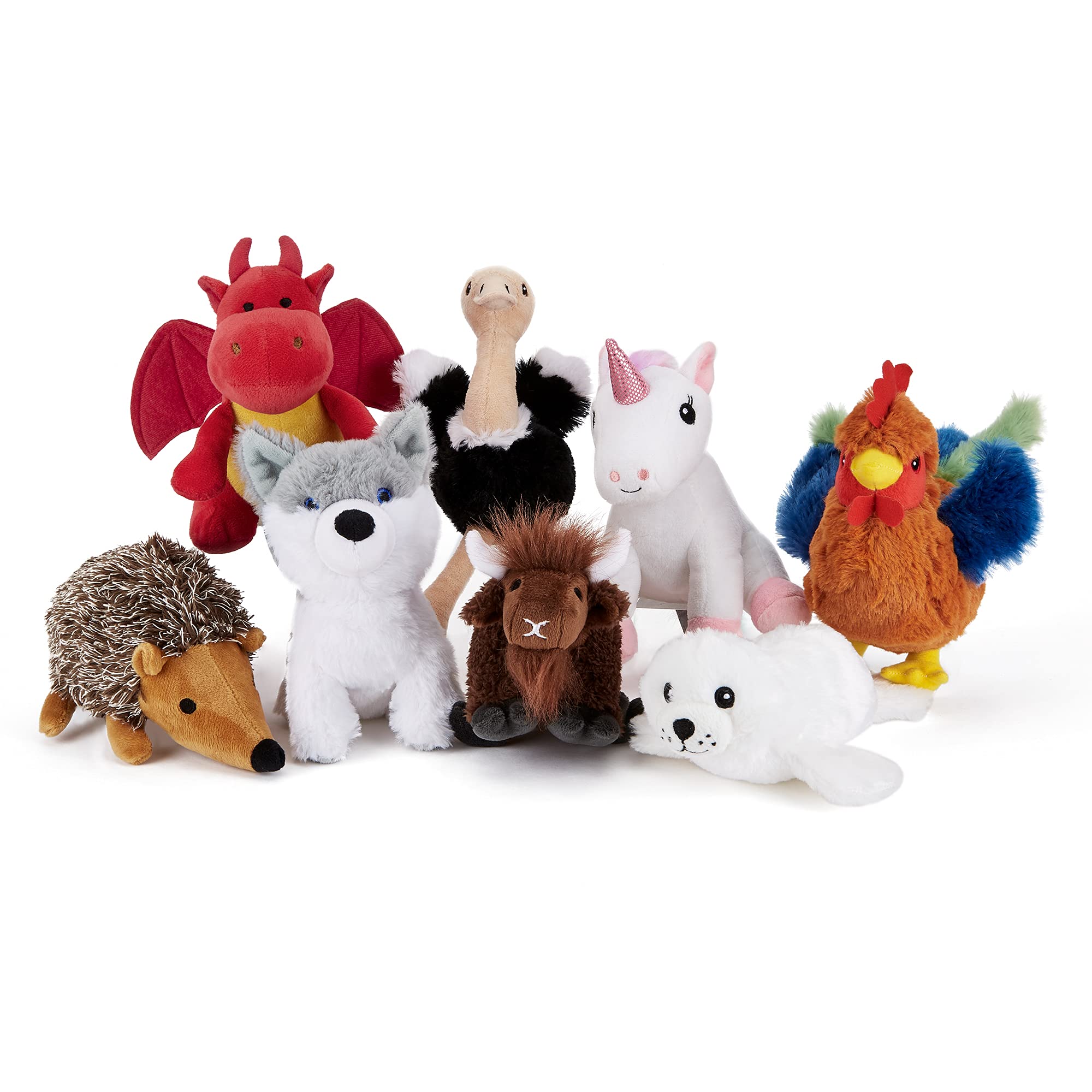 Zappi Co Hedgehog Plush Toy - Soft Cuddly Animal | 12-15 cm | Unisex Children 6