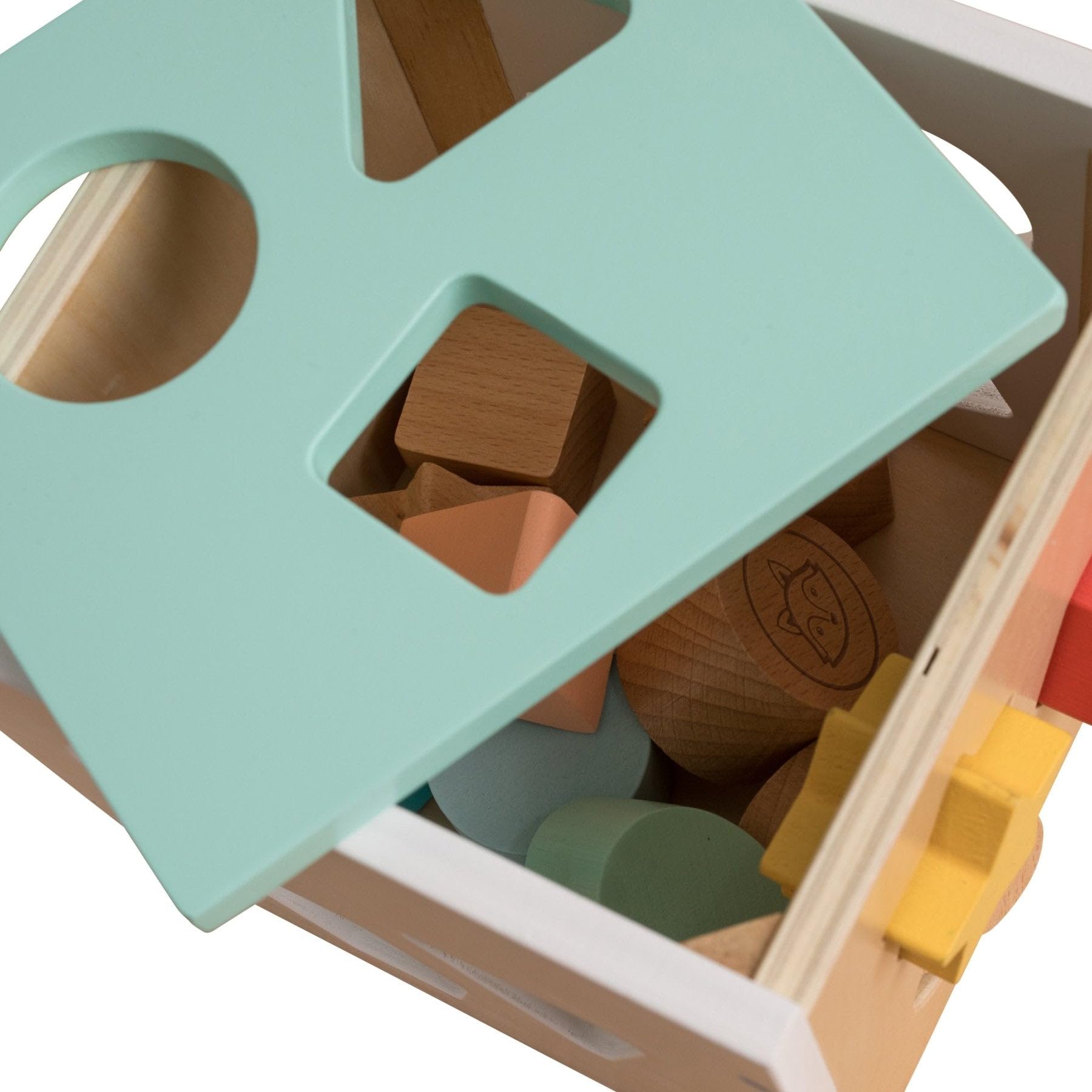 Owl & Fox Wooden Shape Sorter - Montessori Play for Toddlers 12M+ | FSC Wood 3
