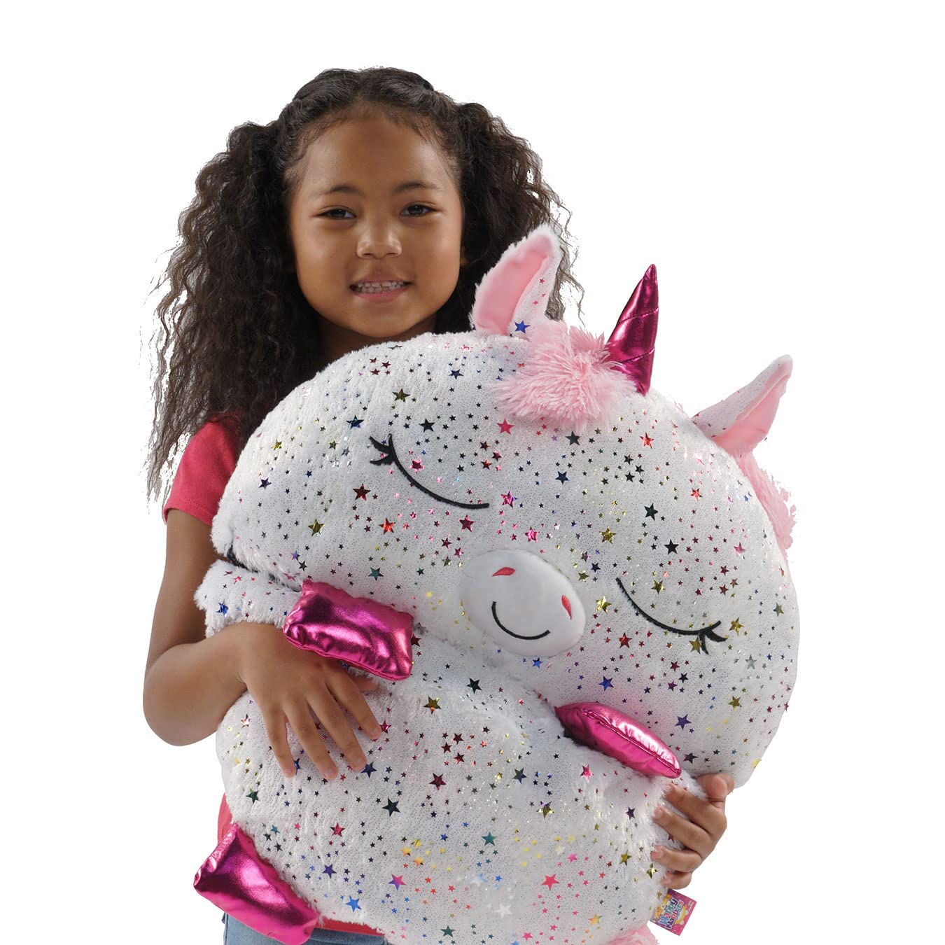 Happy Nappers Shimmer Unicorn Slumber Bag - 2-in-1 Plush Toy & Sleeping Bag | Ages 7+ 6
