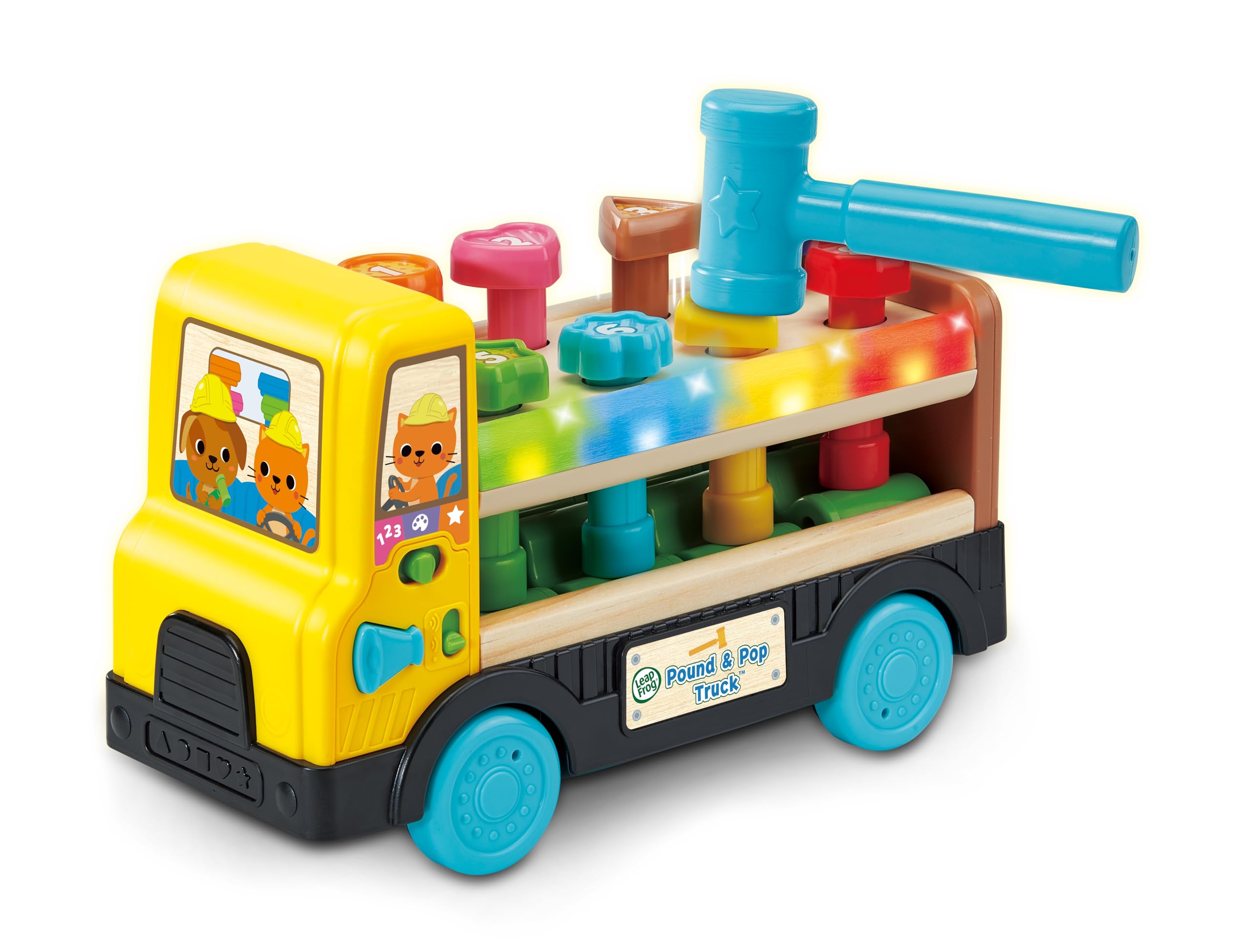 LeapFrog Pound & Pop Truck - Interactive Educational Toy for Toddlers 24 Months & Up