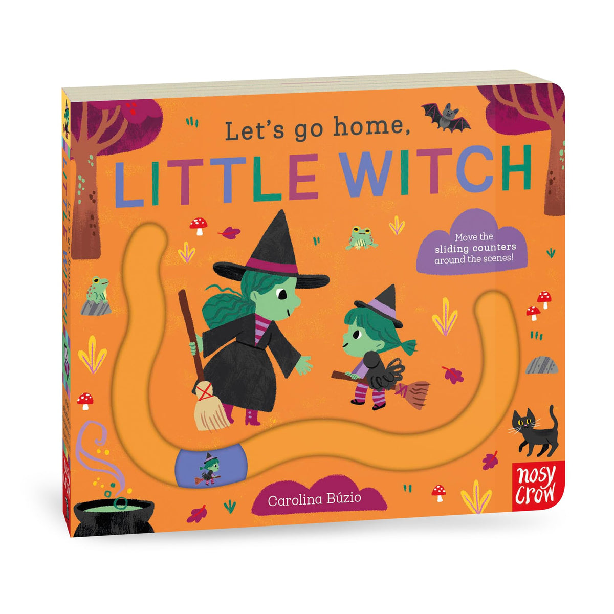 Nosy Crow Let's Go Home, Little Witch Board Book - Ages 2-5 | 8 Pages | English