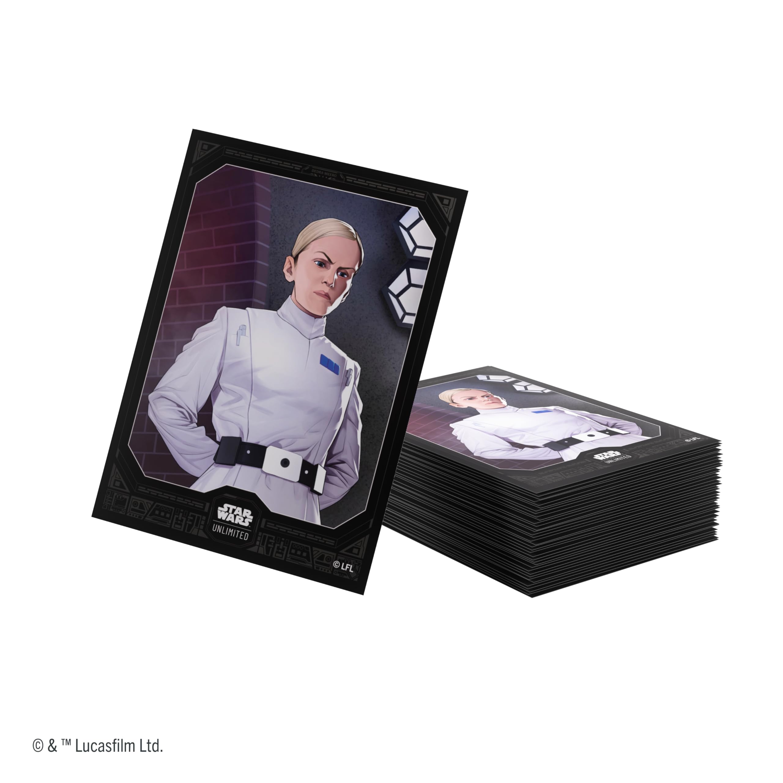 Gamegenic Star Wars: Unlimited Premium Art Sleeves - Dedra Meero | 66mm x 92mm | 62 Count
