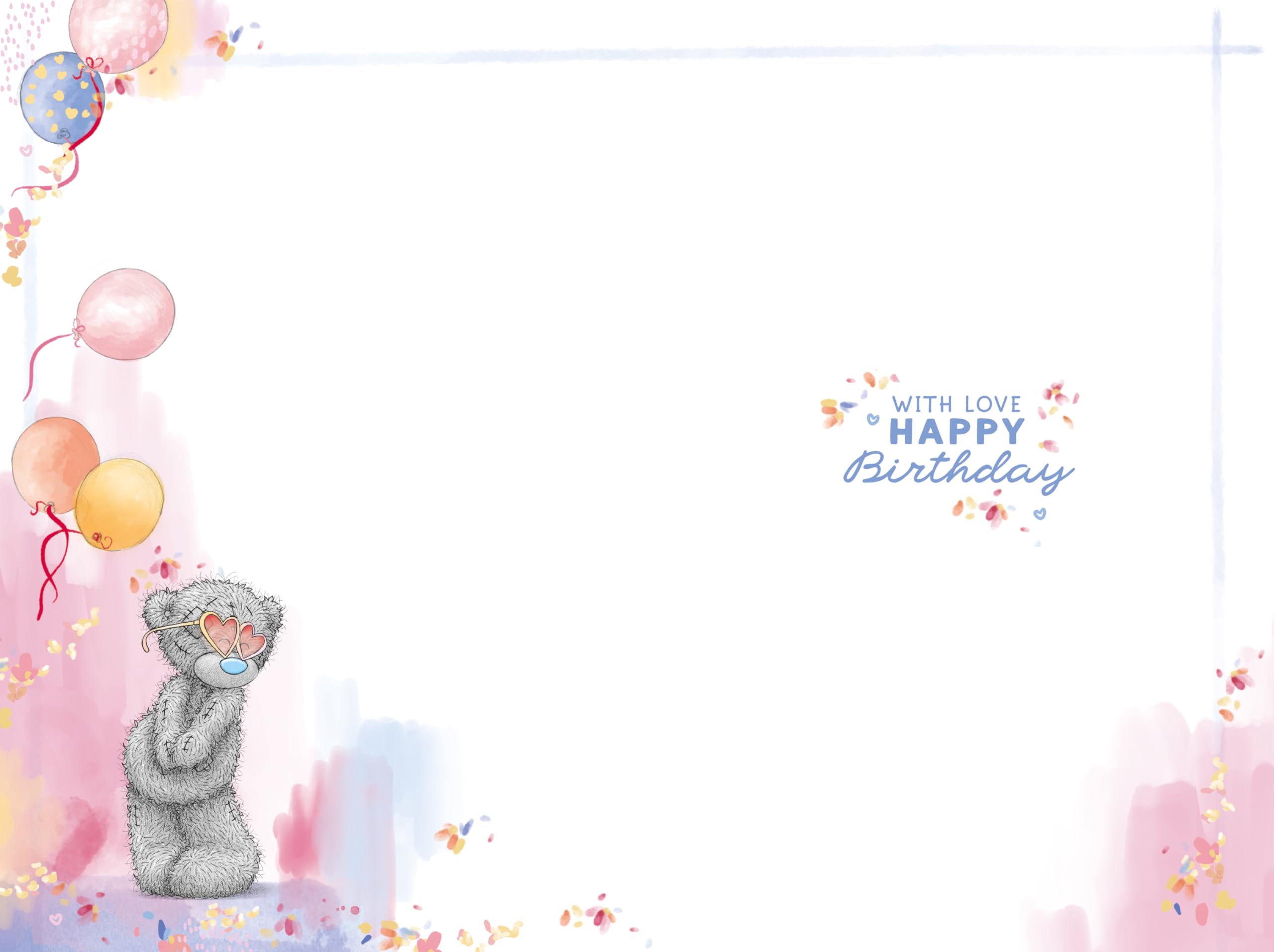 Me To You Tatty Teddy Luxury Birthday Card for Granddaughter | Gold Foil Accent | 6 x 9 Inches 2