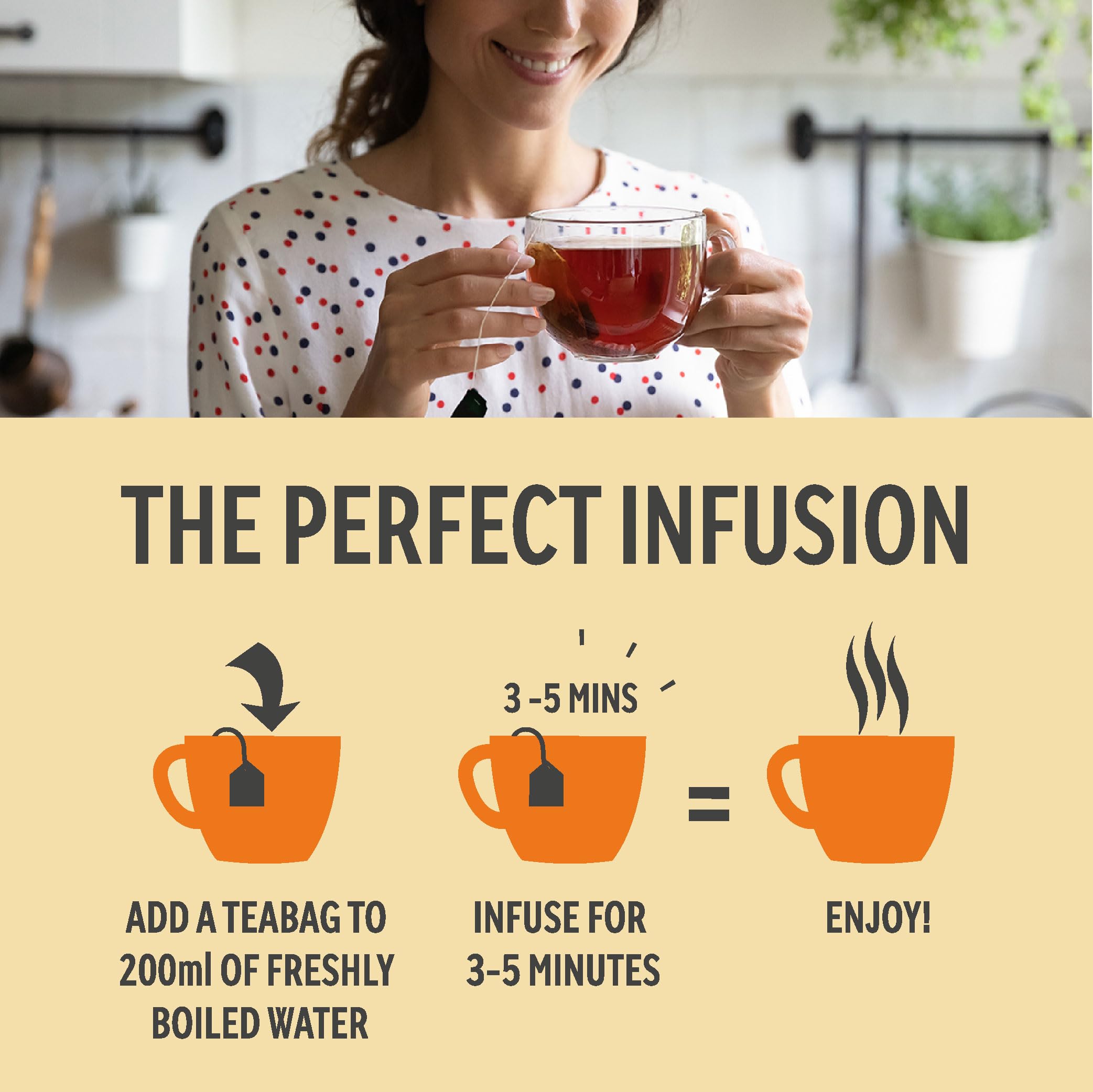 Heath & Heather - Organic Camomile & Spearmint Tea 20 Bags • Caffeine-Free Herbal Infusion