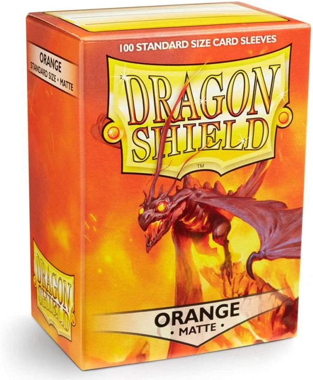 Arcane Tinmen Dragon Shield Sleeves Matte Orange Card Game (ART11013)