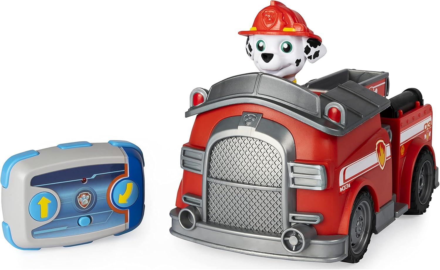 PAW Patrol Marshall Remote Control Fire Truck - 2-Way Steering for Kids 3+ 1