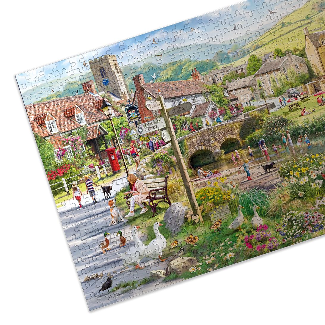 Gibsons Puddle Ducks & Paddling Jigsaw Puzzle - 500 Pieces | Richard Macneil Art | UK Made 7