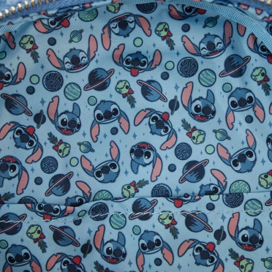 Loungefly Stitch Plush Pocket Mini Backpack 6