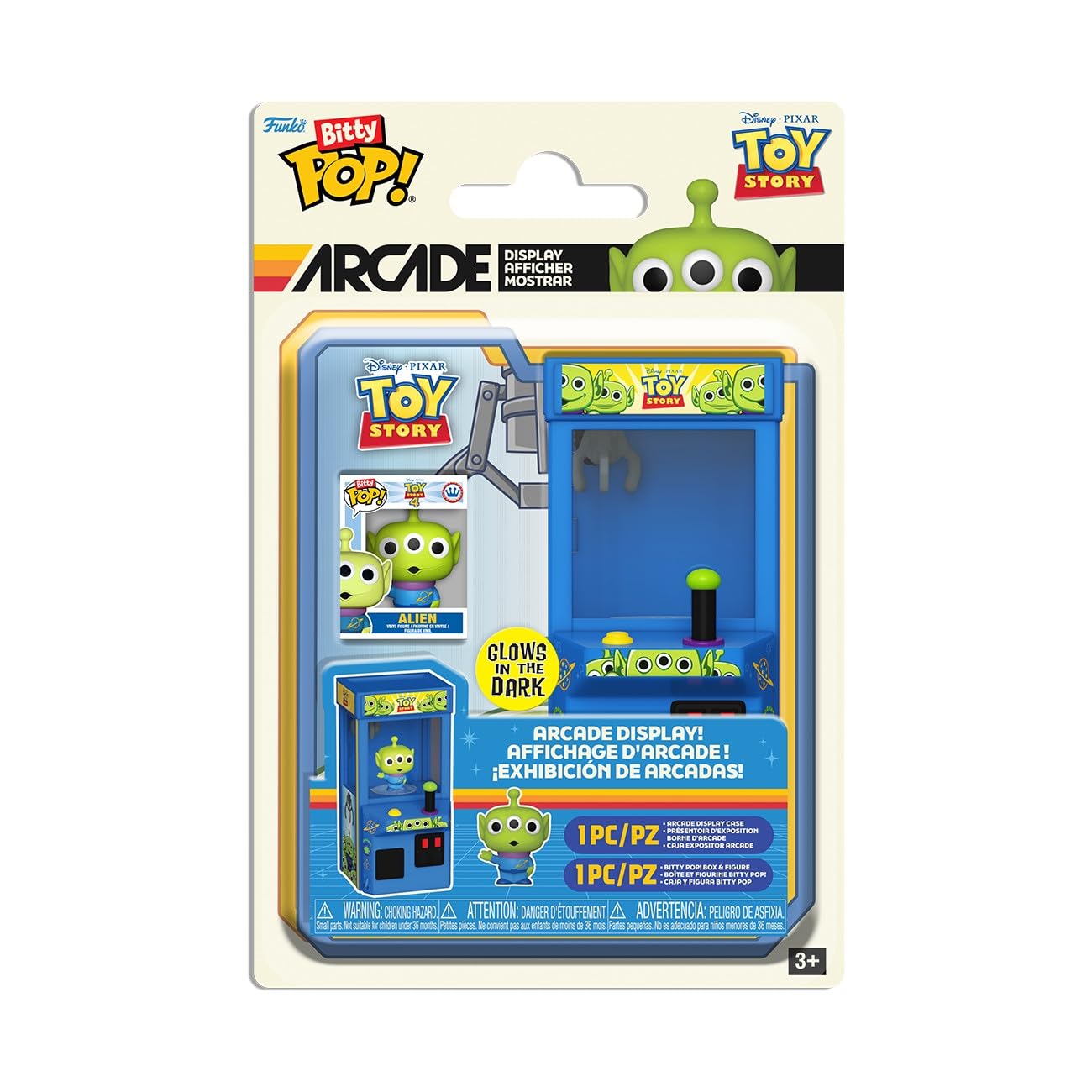 Funko Bitty POP! Arcade Claw: TS- Alien (GW) Vinyl Miniature Figure | 3.75 in Tall 1