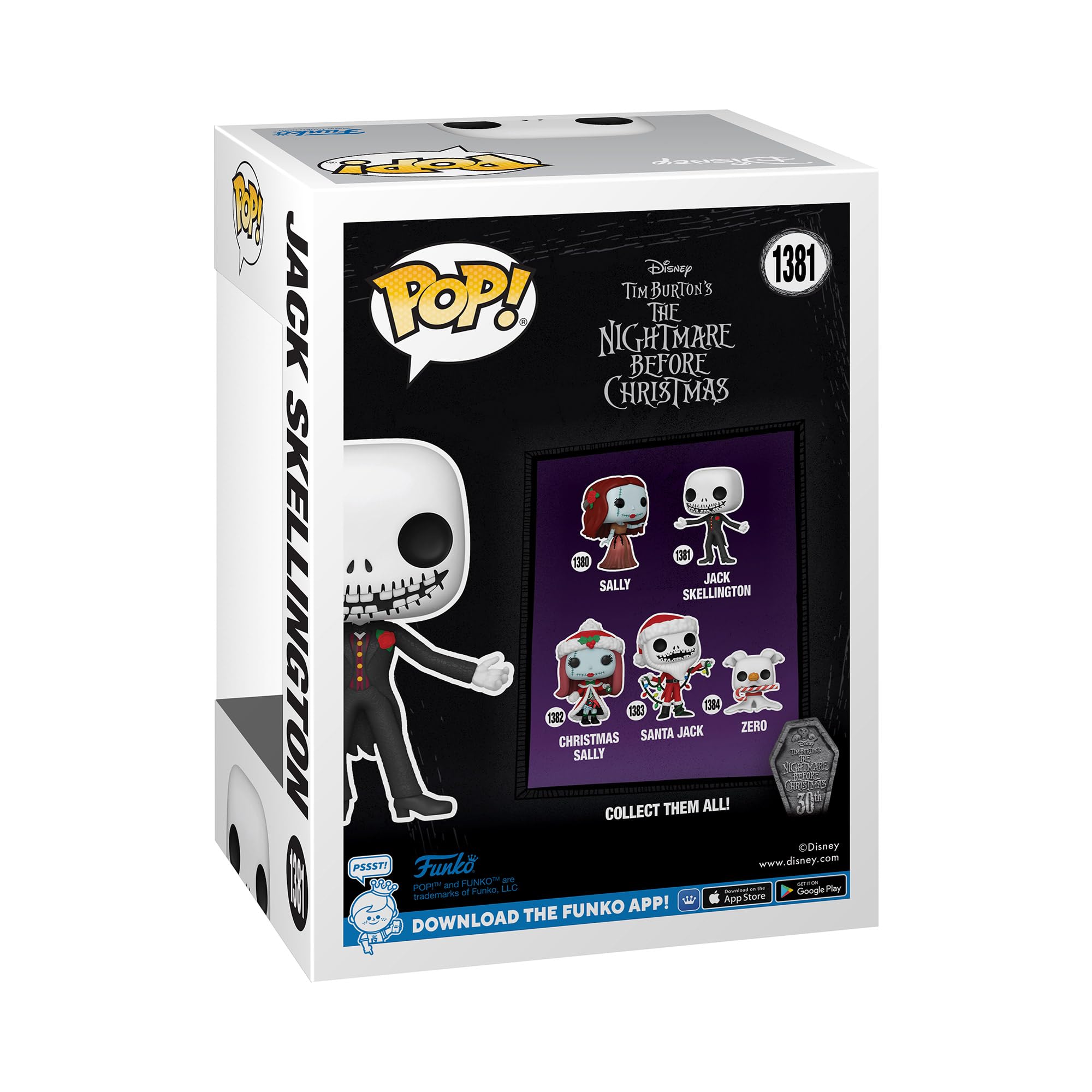 Funko Pop! Disney: The Nightmare Before Christmas 30th - Formal Jack Skellington Vinyl Figure 5