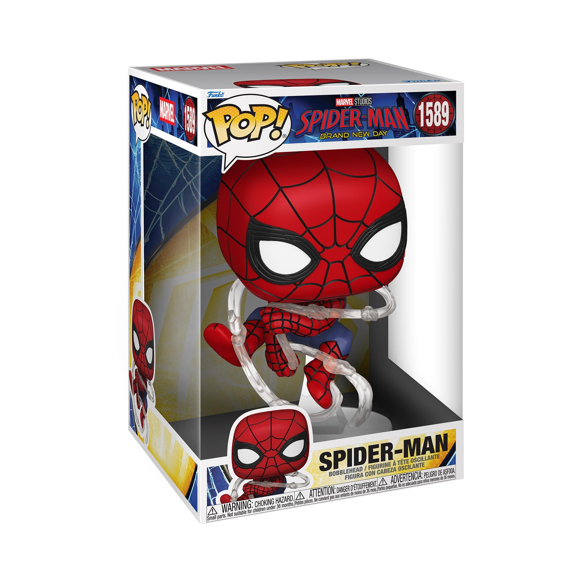 Funko POP! Jumbo Marvel Spider-Man Day - Spider-Man Collectable Vinyl Figure 3.75 in