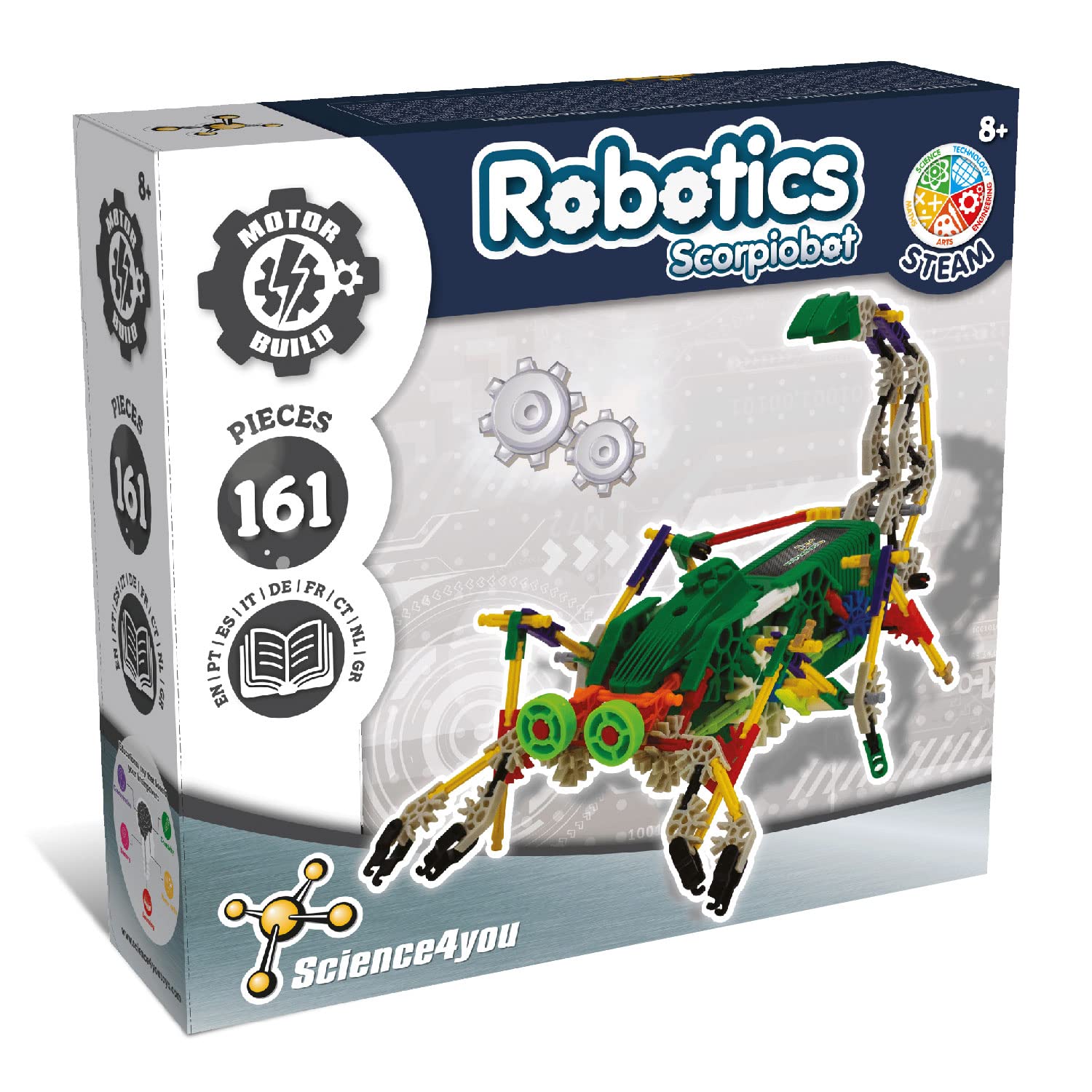 Science4you Robotics Scorpiobot - STEM Building Kit for Kids 8-14 8