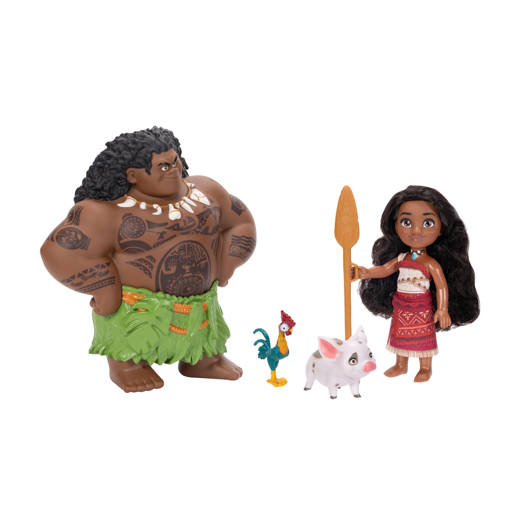 Jakks Pacific Disney Moana 2 Moana & Maui Voyager Petite Dolls Gift Set | 6 Inch Figures | Ages 3+ 1