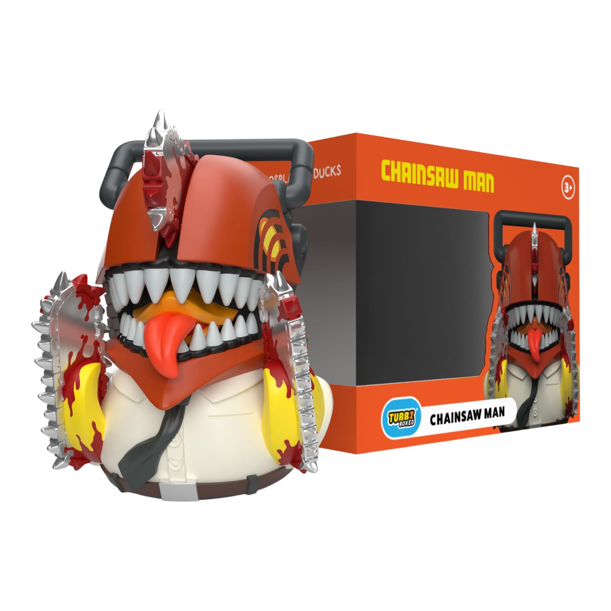 TUBBZ Boxed Edition Chainsaw Man - Denji Cosplaying Rubber Duck Vinyl Figure 8