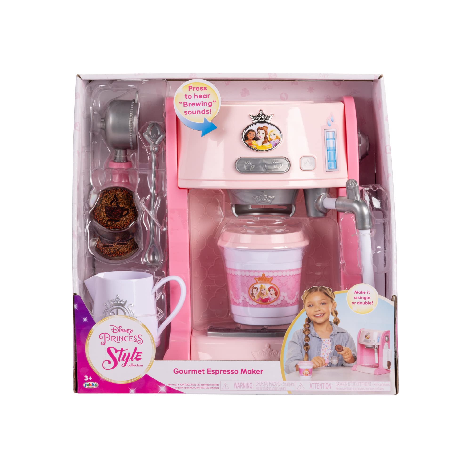 Disney Princess Style Collection Play Gourmet Espresso Maker 19
