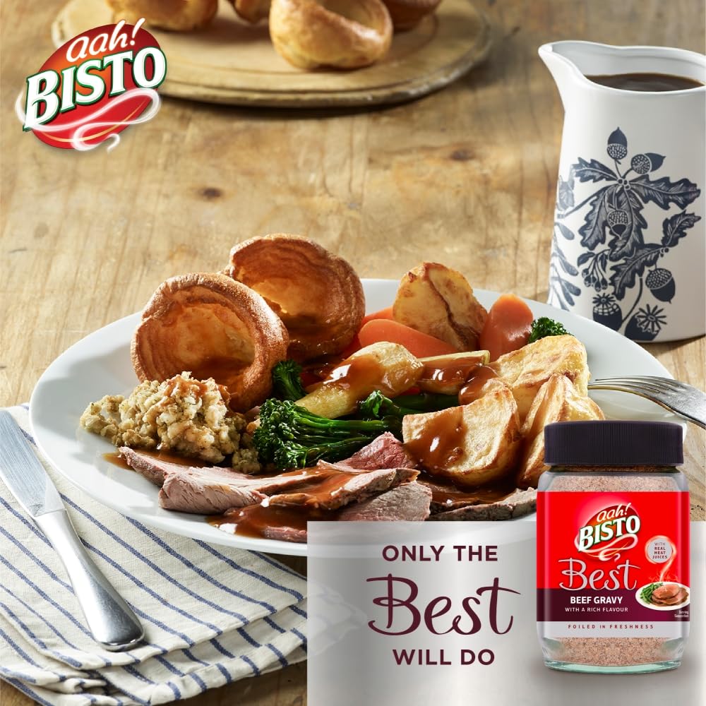 Bisto Best Beef Gravy Granules - Made With Real Meat Juice | 390 g Jar 6