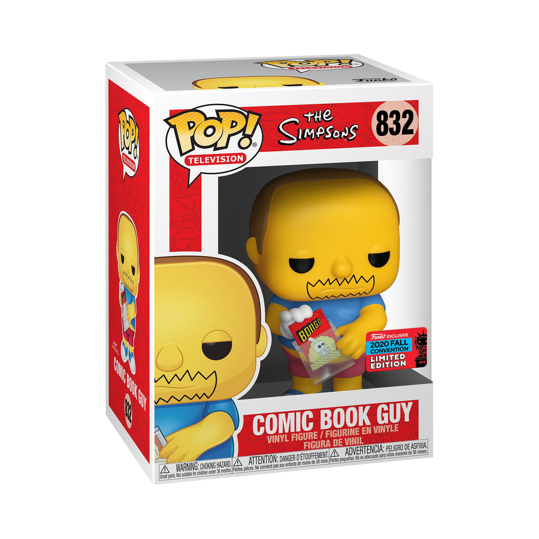 ¡El chico de los cómics de Los Simpson excluye Funko 48573 Pop! Vinilo n. ° 832