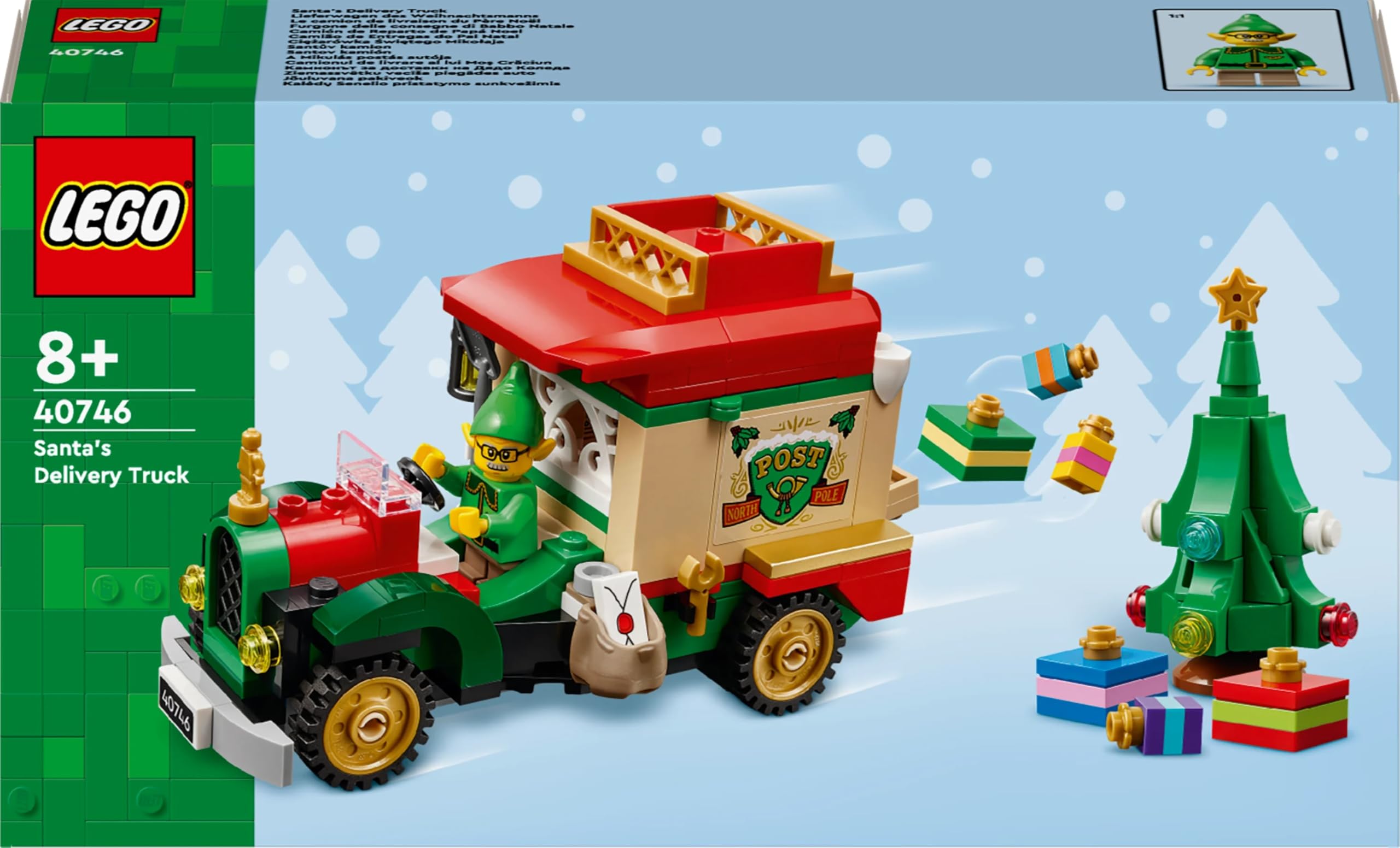 LEGO Santa's Delivery Truck Toy - Building Set for 8+ Year Olds with Elf Minifigure 2