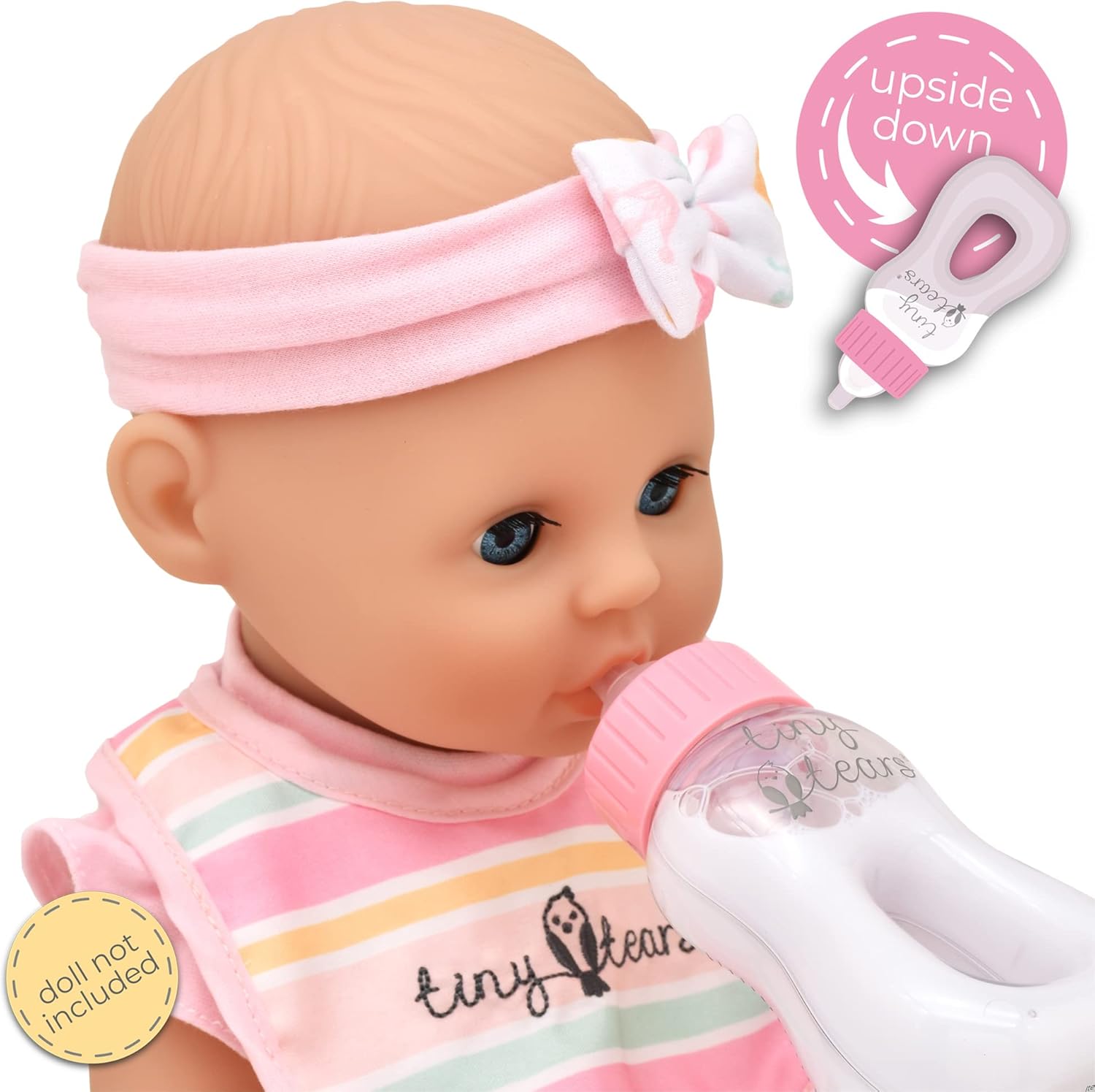 Tiny Tears Magic Bottle Set - Pretend Feeding Play for Toddlers 3