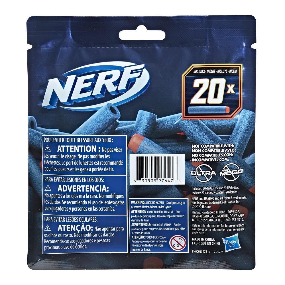 Nerf Elite 2.0 20-Dart Refill Pack - Official Foam Darts for Elite 2.0 Blasters | F0040EU5 4