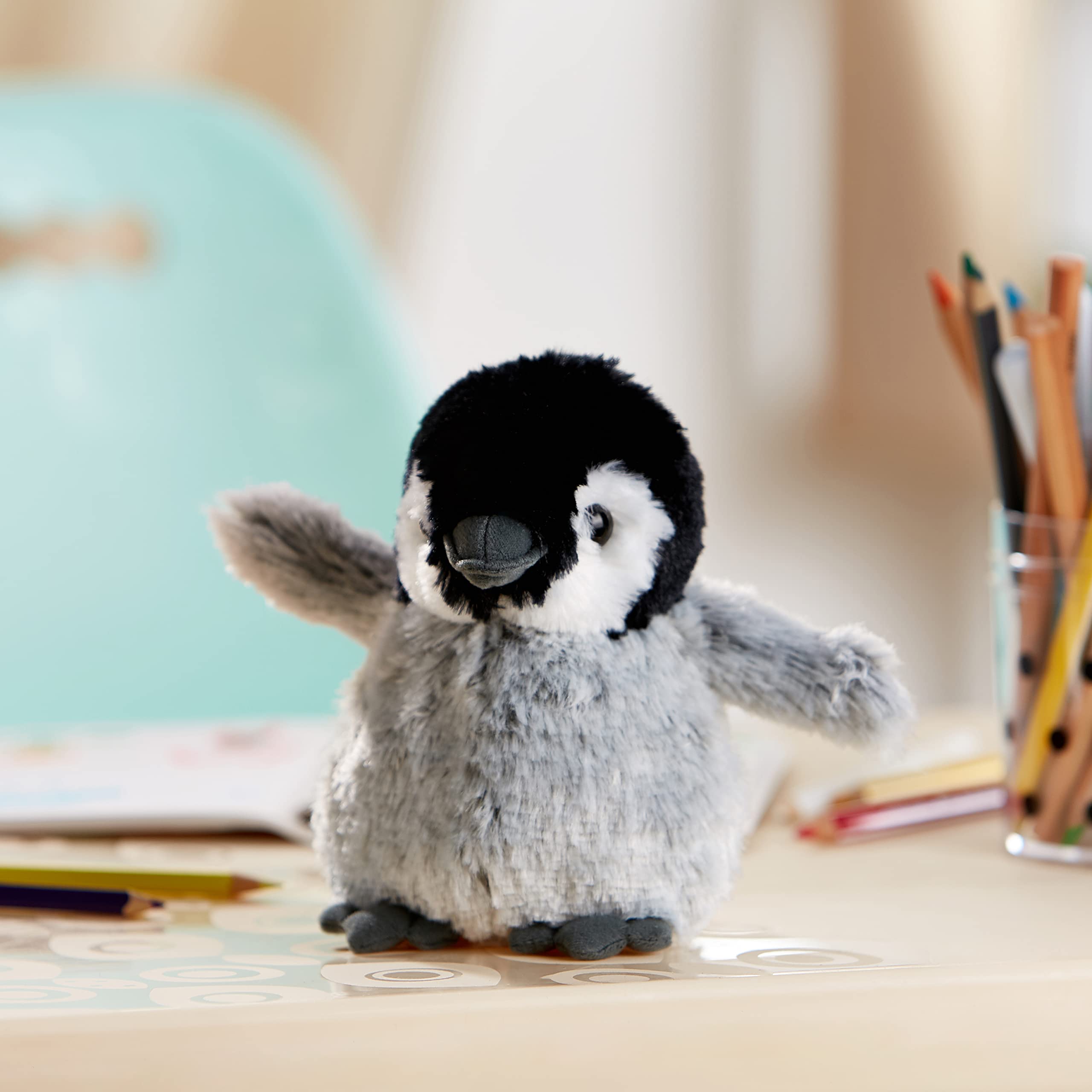 WILD REPUBLIC Cuddlekins Playful Penguin Plush Soft Toy | 20 cm | Polyester