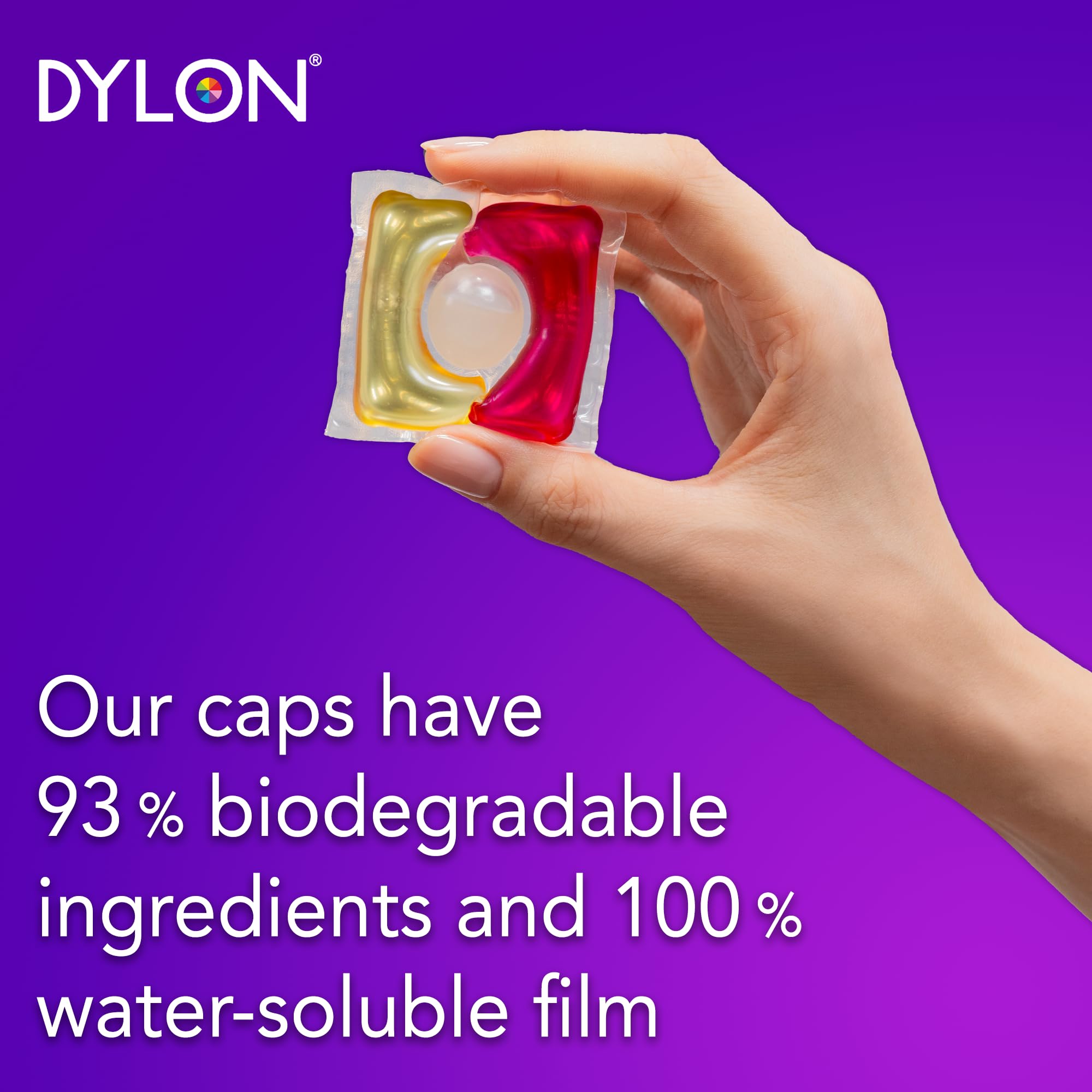 Dylon - Colour Caps Laundry Detergent (18 Wash Loads) 5