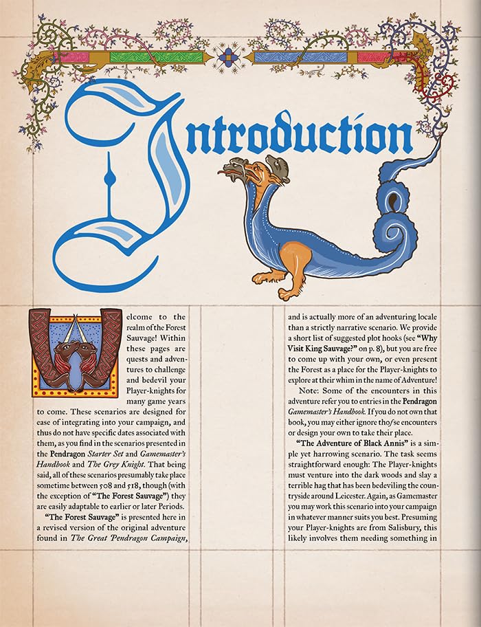 Chaosium Pendragon: The Sauvage King RPG Scenario Book - Hardcover | English 4