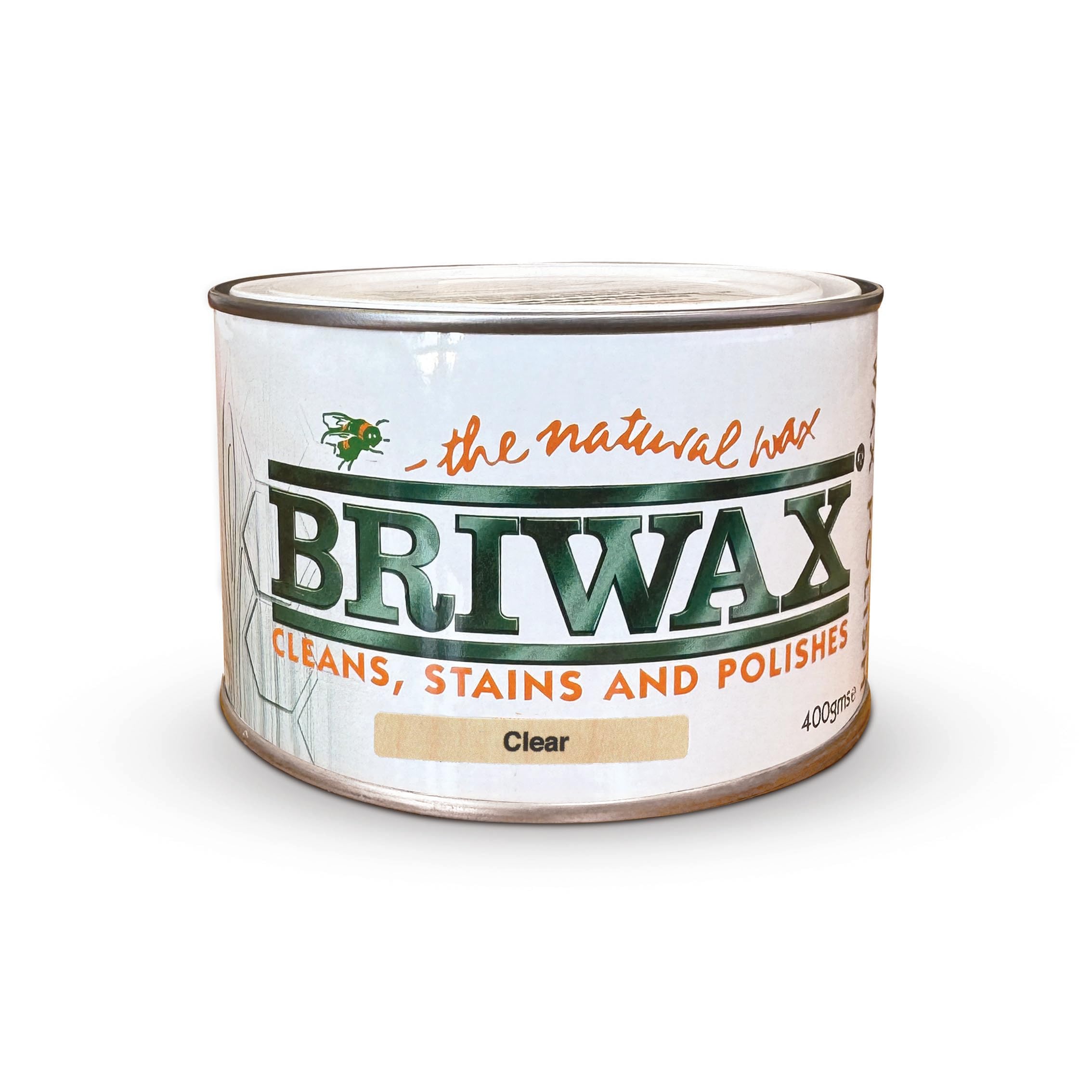 Briwax Premium Beeswax Furniture Wax Polish - Clear | 200g Paste