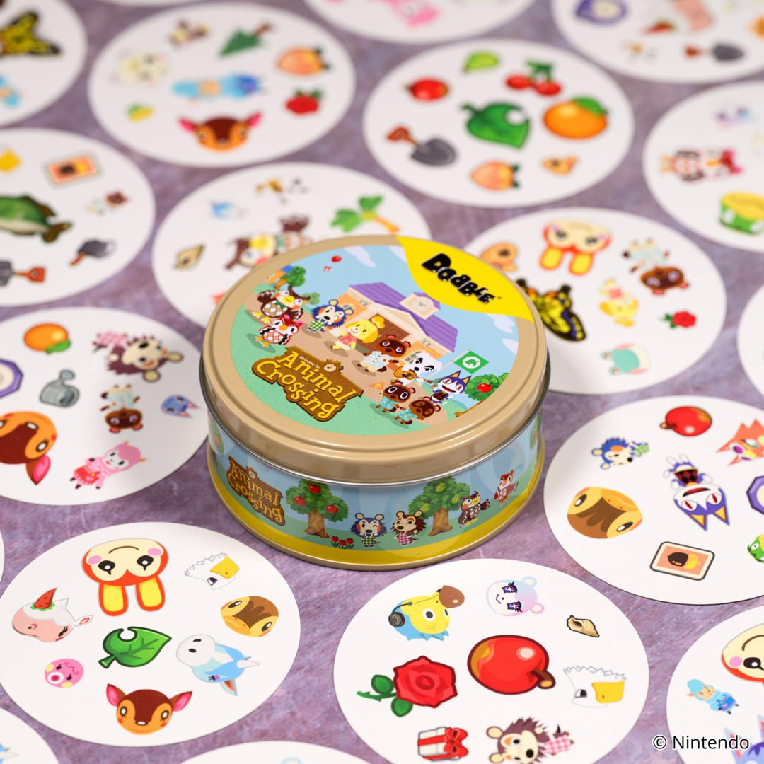 Asmodee Dobble Animal Crossing Family Card Game for 2-8 Players, Ages 4+