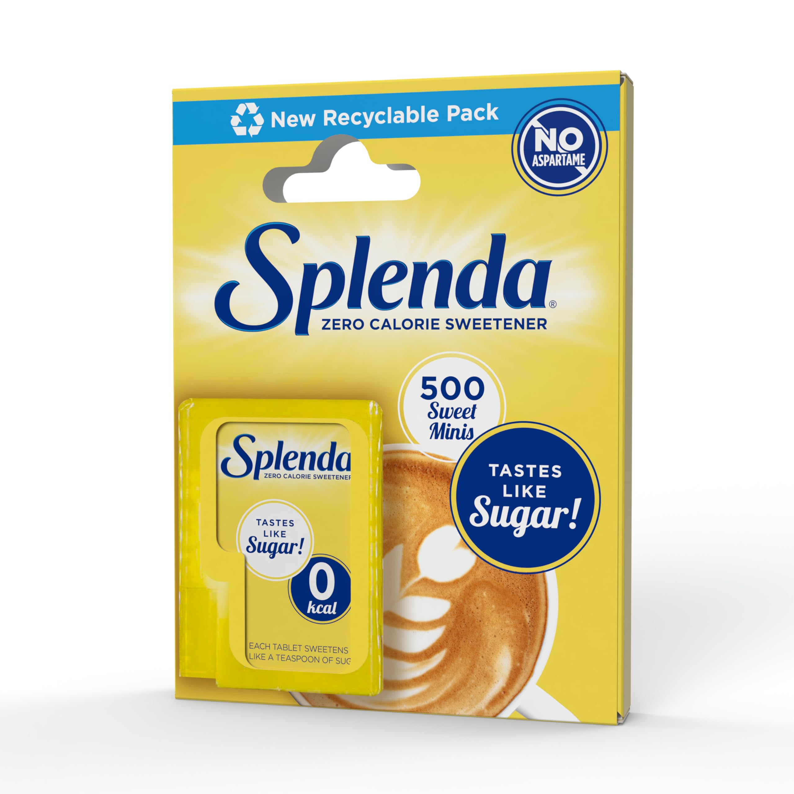 SPLENDA No Calorie Sweetener Dissolvable Minis - 500 Tablets | Zero Calories | Sucralose 1