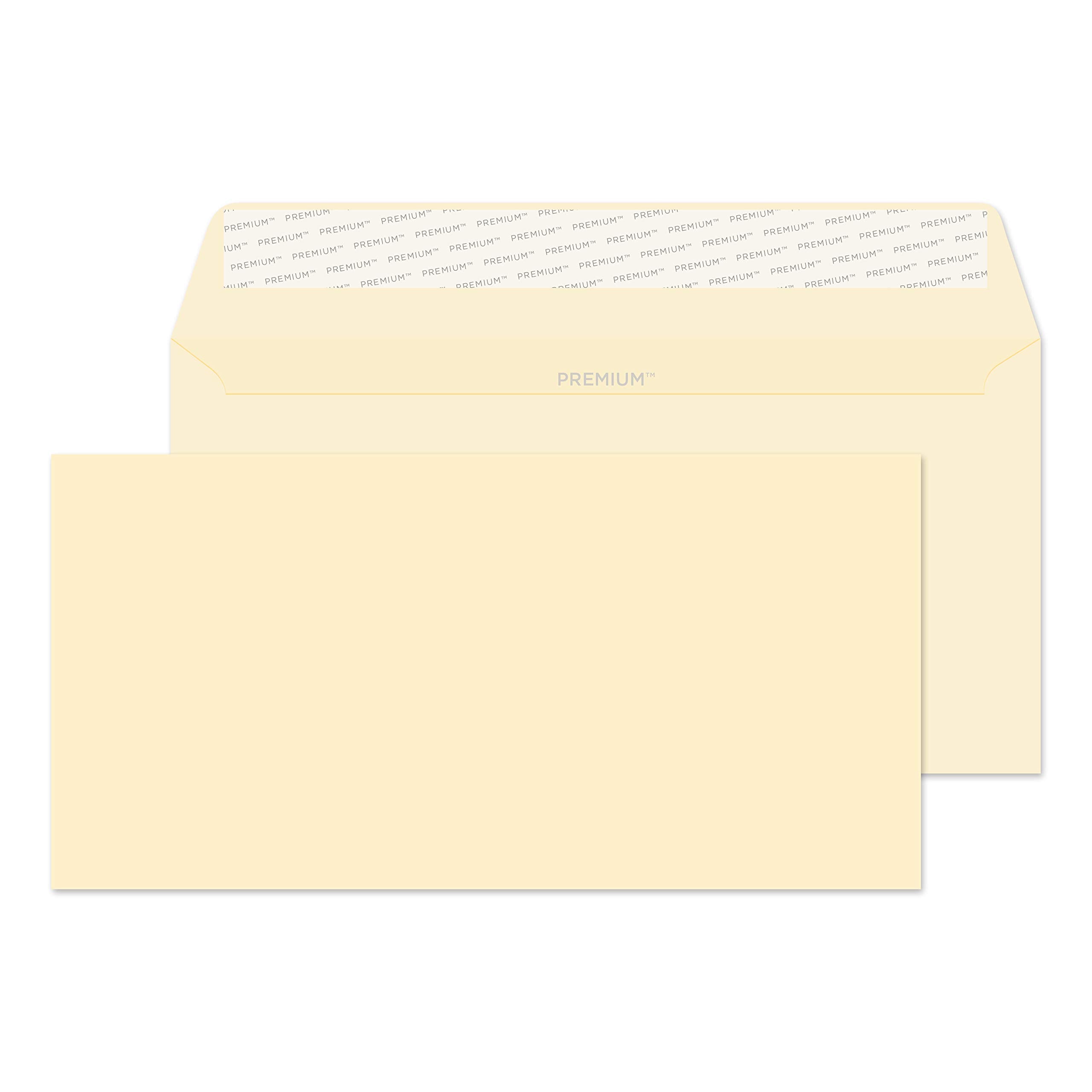 Blake Business DL Wallet Envelopes - 120 gsm FSC Certified | Peel & Seal | Cream Wove | 25 Pack 1