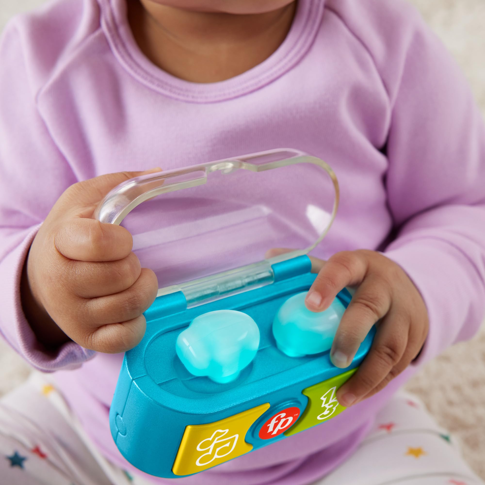 Fisher-Price Laugh & Learn Play Along Ear Buds - Interactive Musical Toy for Babies & Toddlers 8