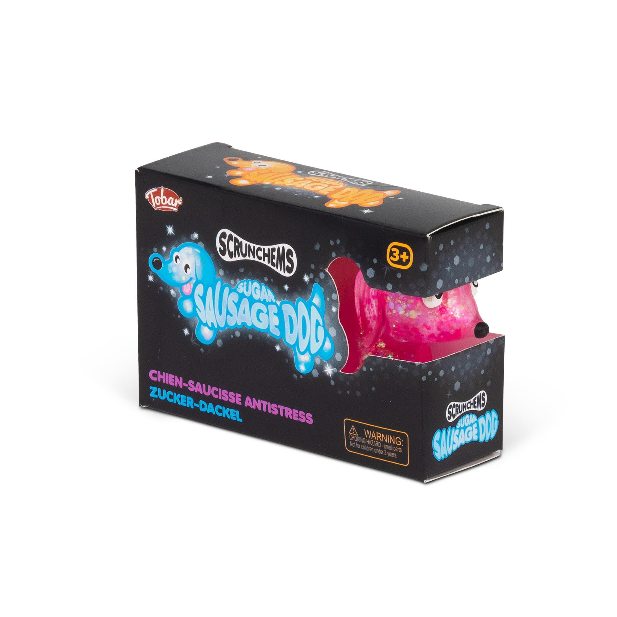 Tobar Scrunchems Sugar Sausage Dog - Squishy Stress Relief Toy, Assorted Colors 6