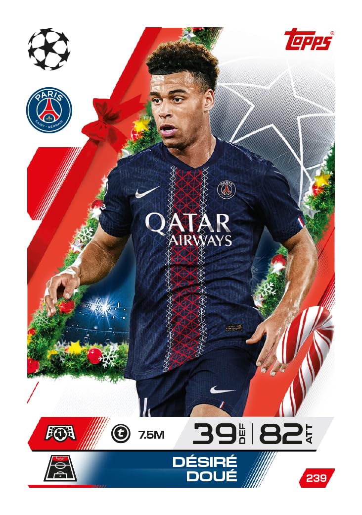 Topps UCC Match Attax 2025/26 - Advent Calendar with 121 Football Trading Cards 5