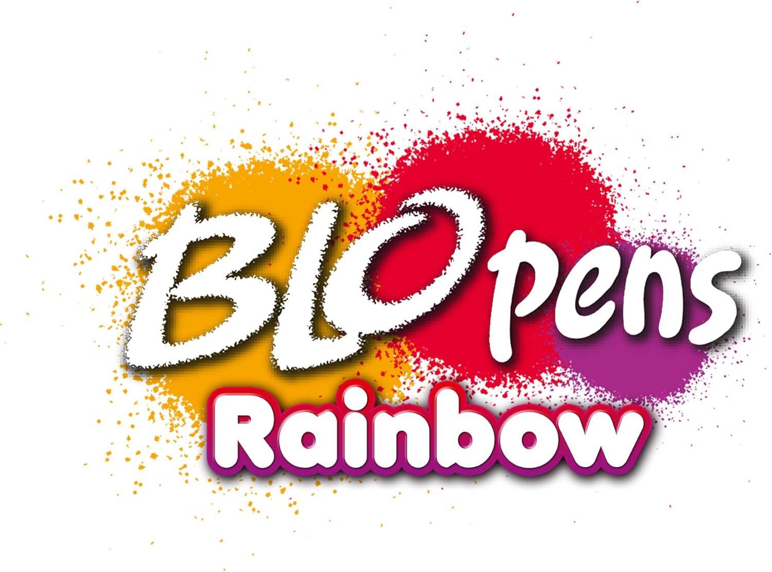 John Adams BLOPENS Rainbow Set - 6 Colour Spray Drawing Kit with Stencils 2