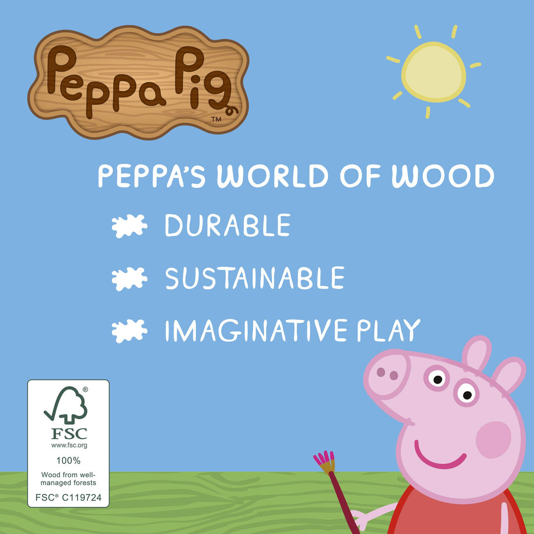 Autobús escolar de madera Peppa Pig 07222